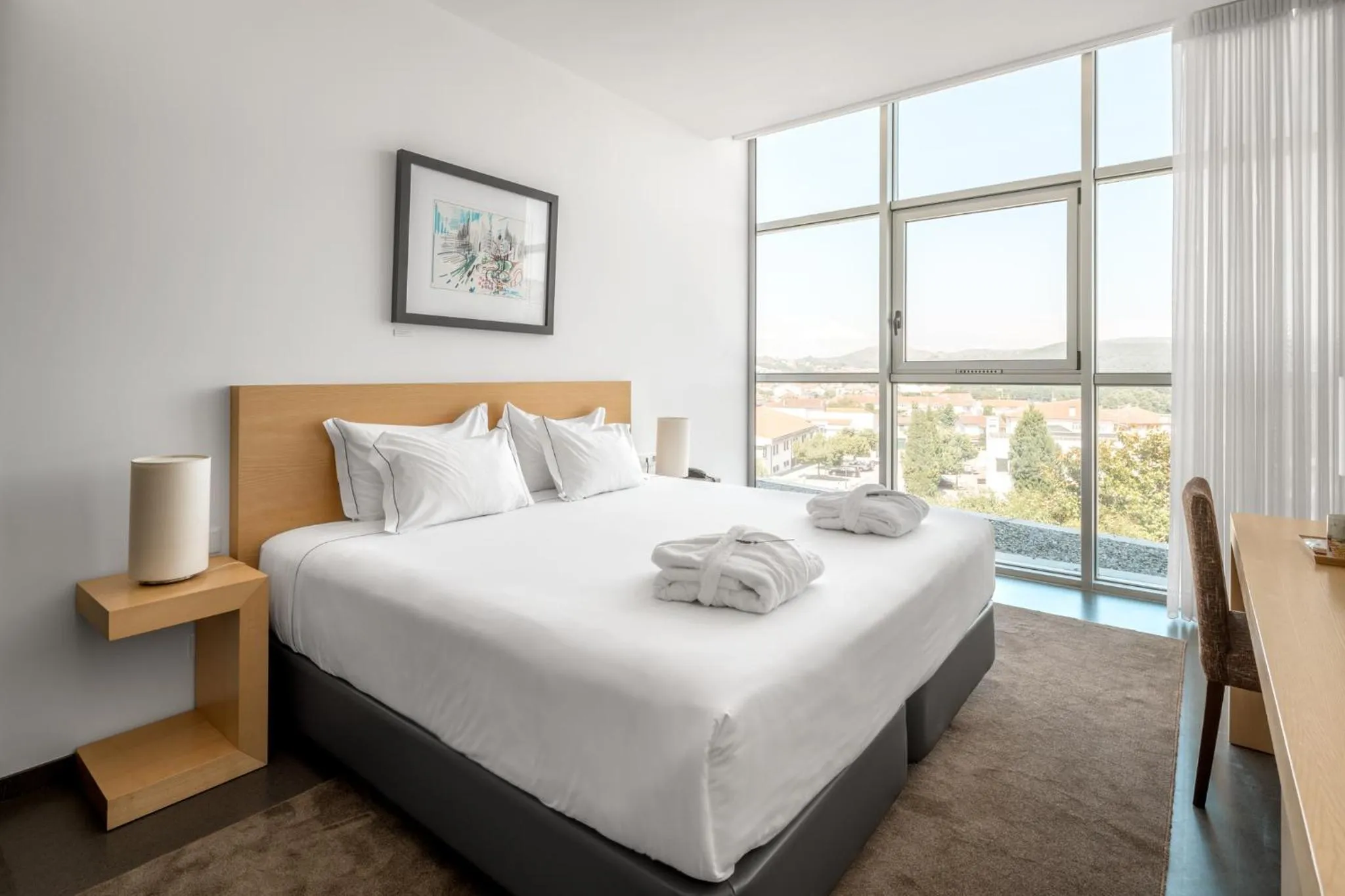 Bed in Boticas Hotel Art & SPA