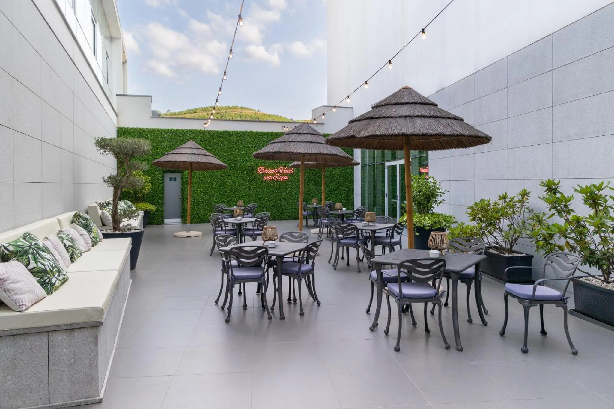 Inner courtyard view in Boticas Hotel Art & SPA