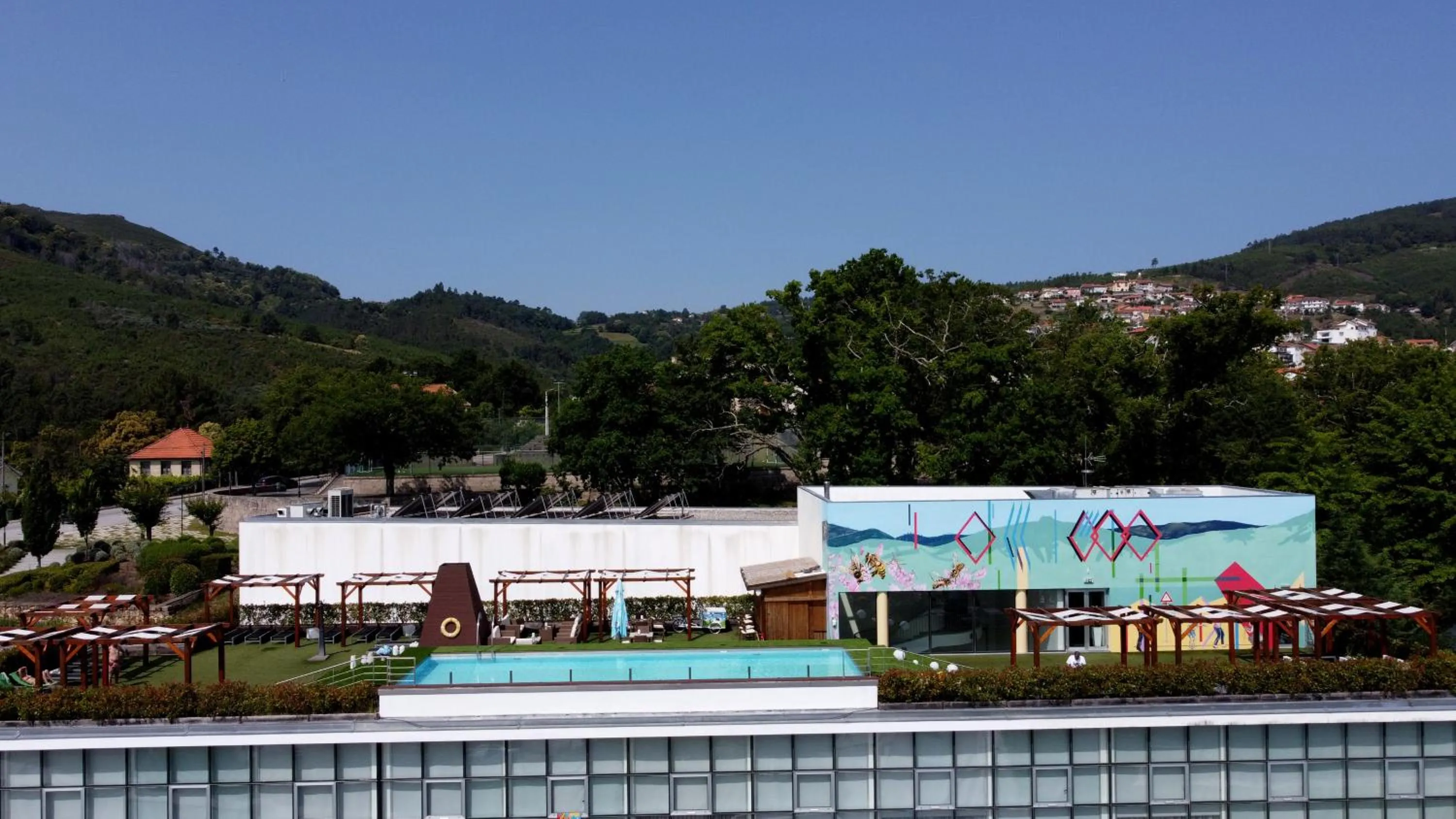 Swimming pool in Boticas Hotel Art & SPA