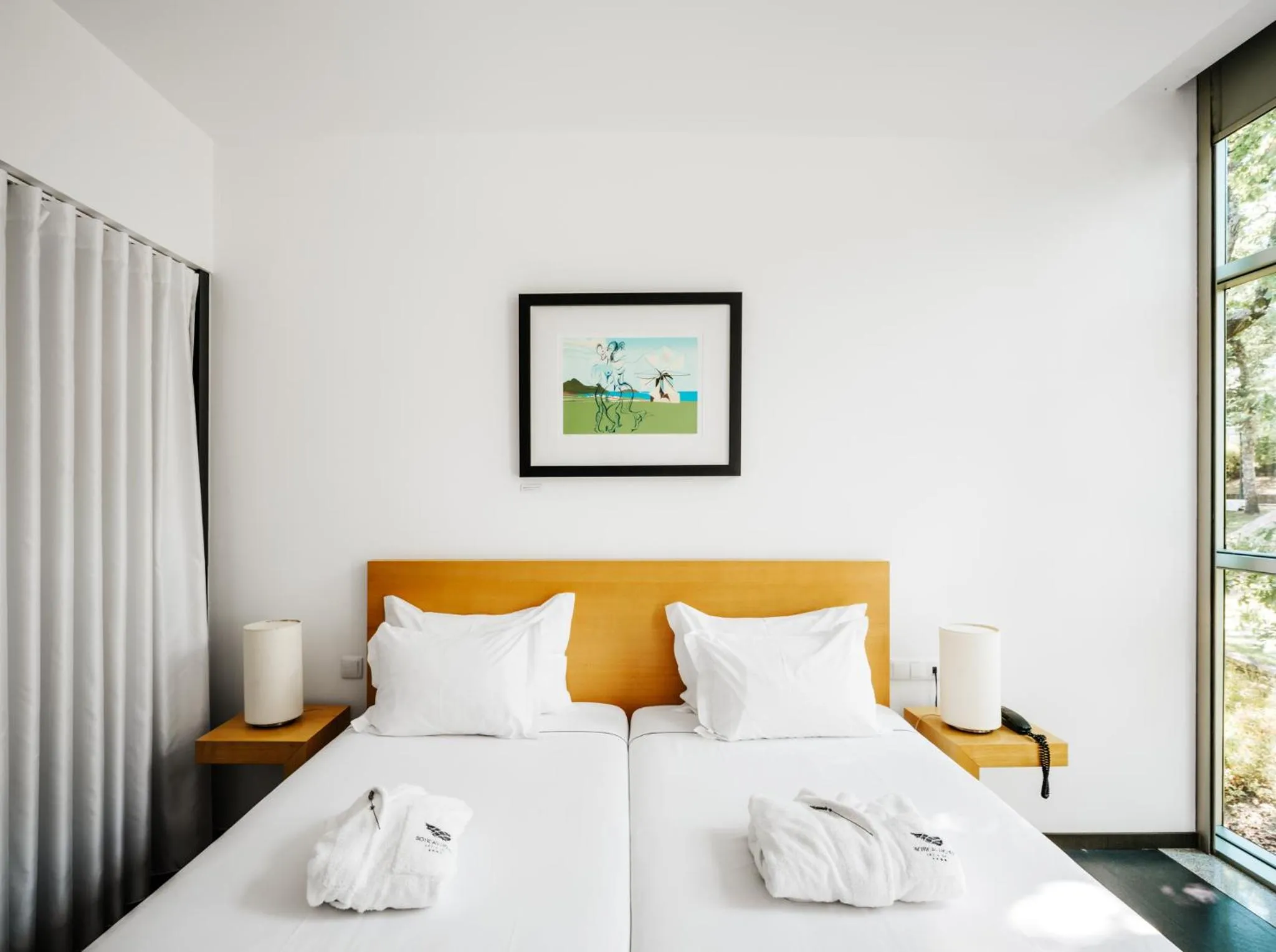 Bed in Boticas Hotel Art & SPA