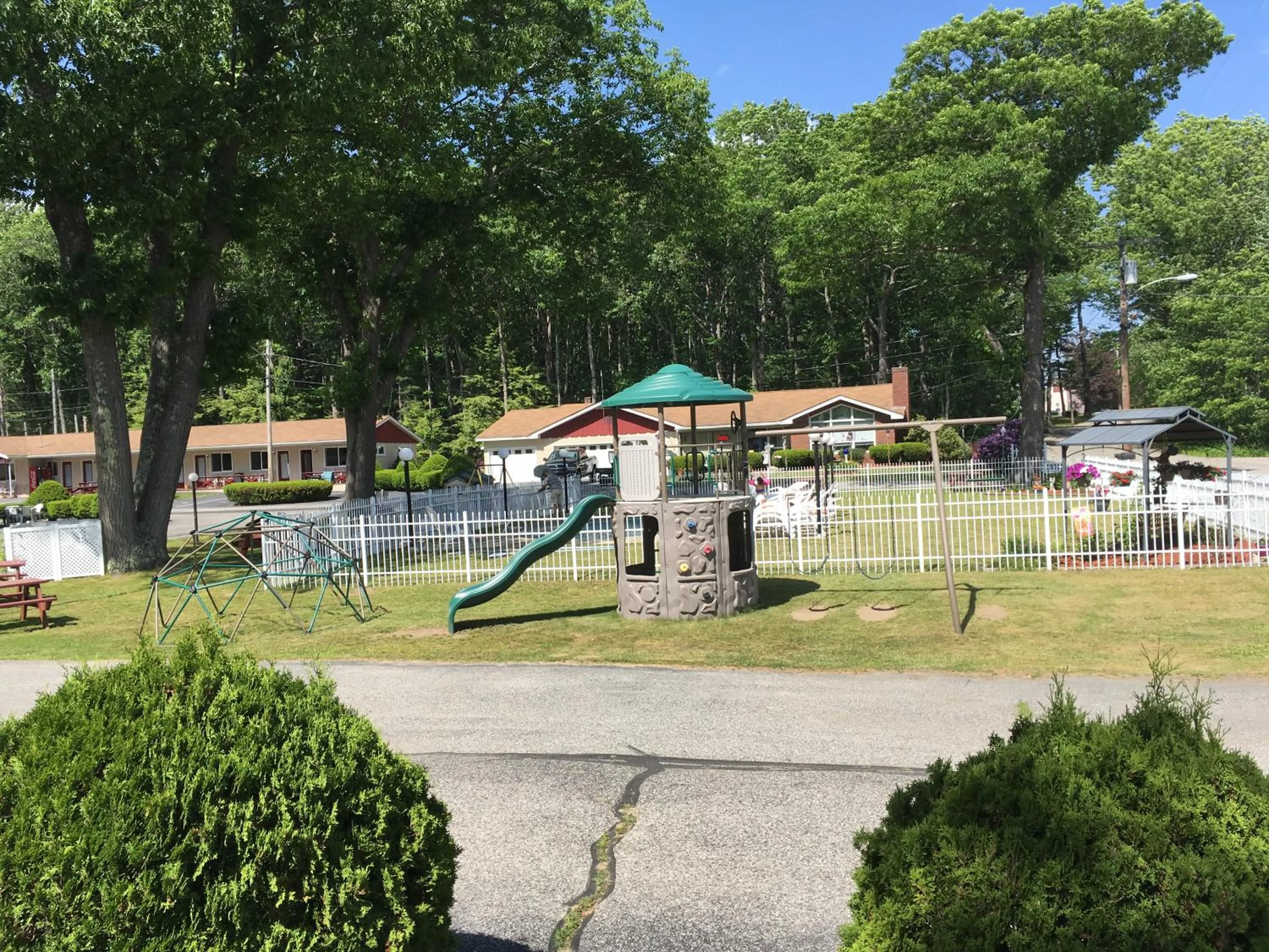 Children play ground in Marcotte Motor Court