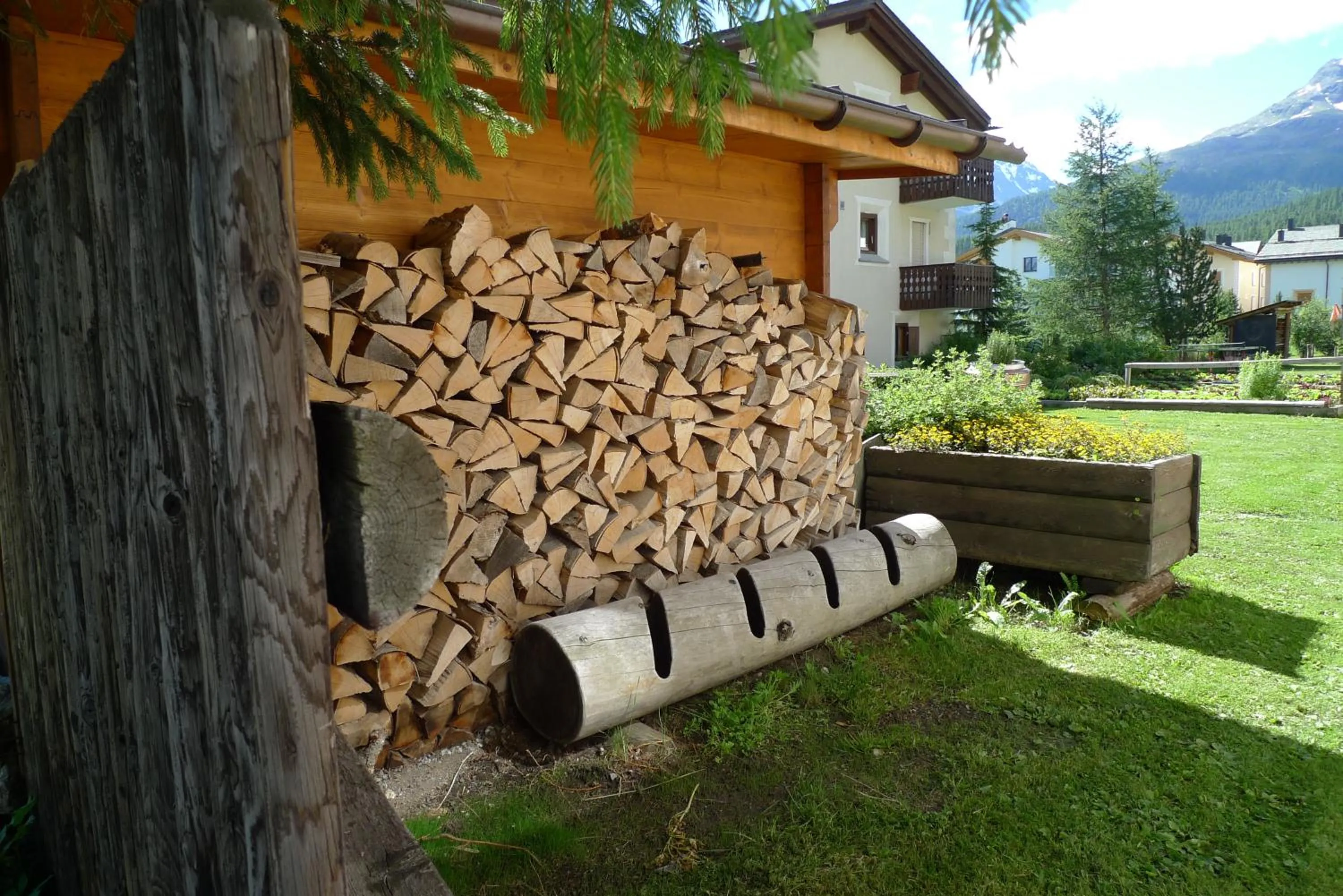 Garden in Hotel Saluver