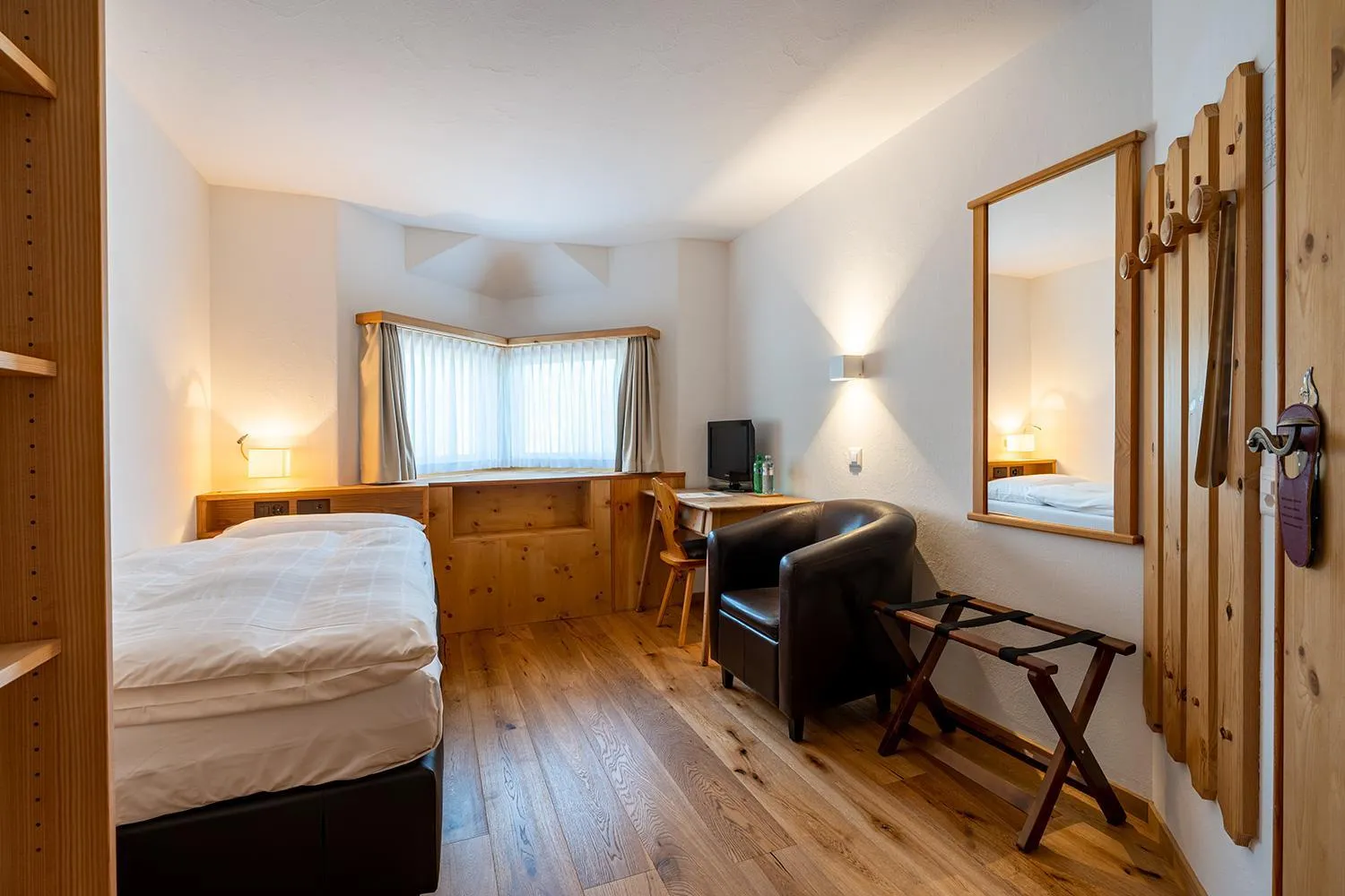 Bed in Hotel Saluver