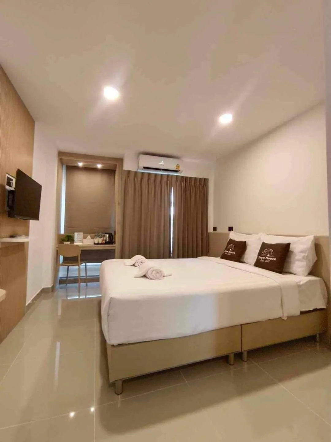 Bedroom, Bed in SNOW HOUSE Buriram