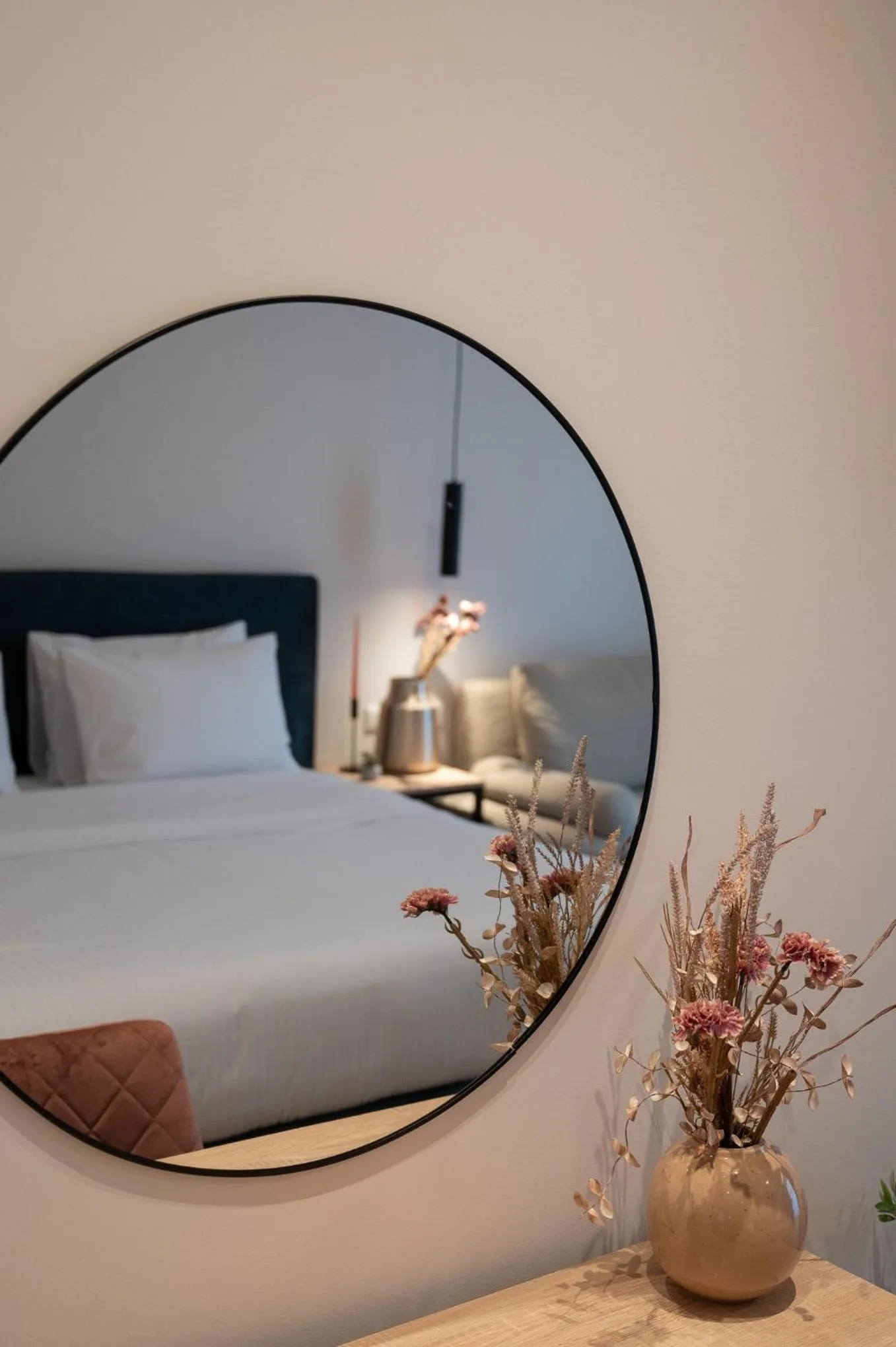 hair dresser, Bed in IRA - ΗΡΑ Hotel