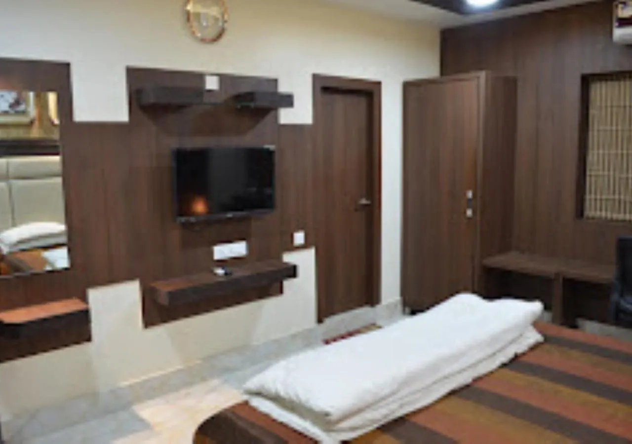 Bed in Hotel R.K.Palace Jharkhand