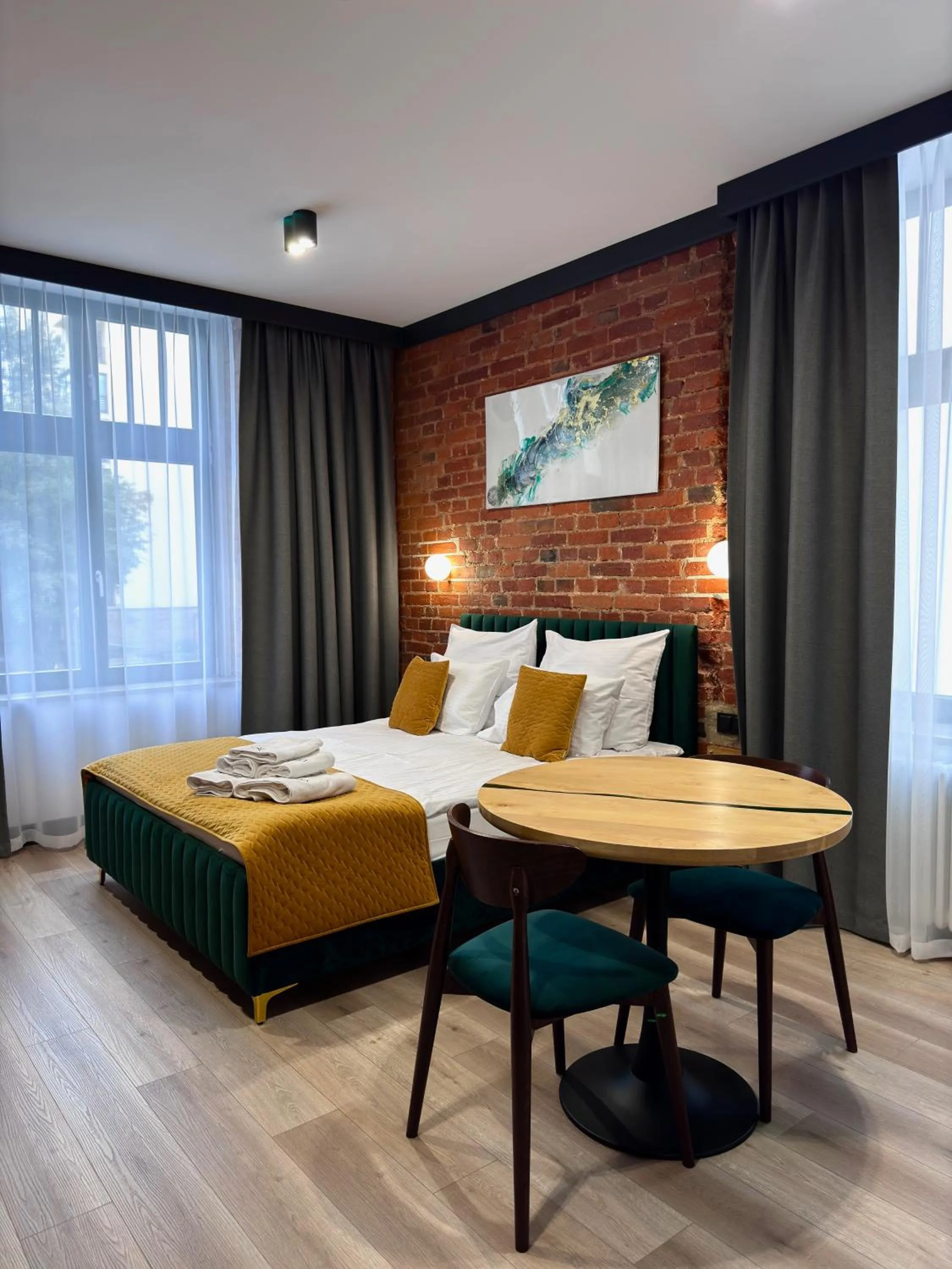 View (from property/room), Bed in Apartamenty BIBLIO