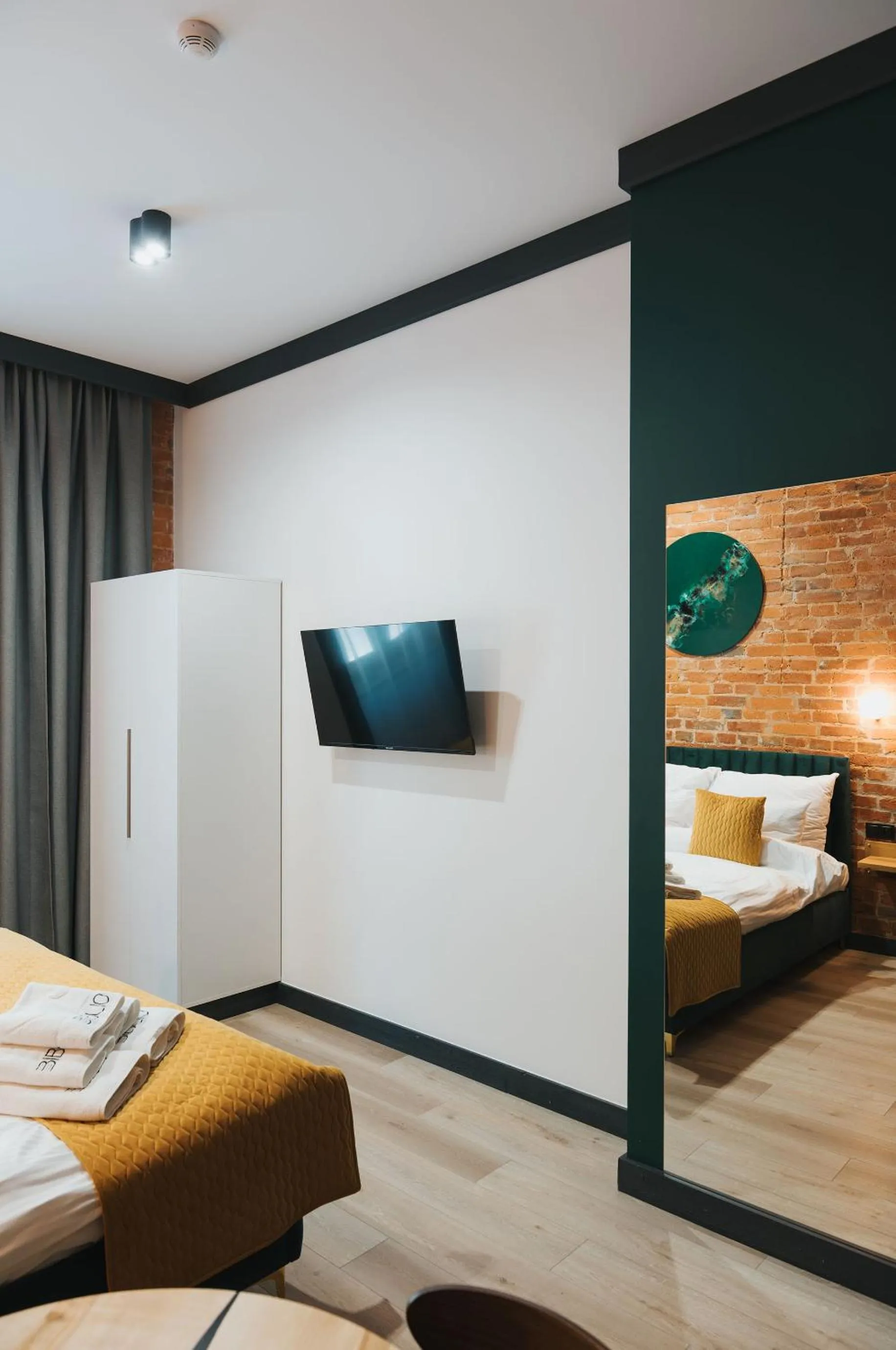 View (from property/room), Bed in Apartamenty BIBLIO