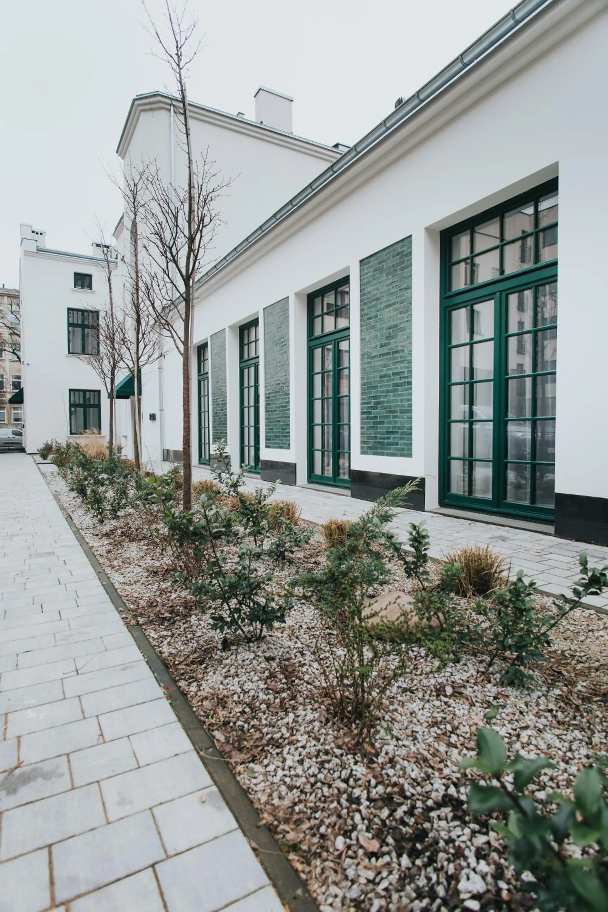 Garden view in Apartamenty BIBLIO