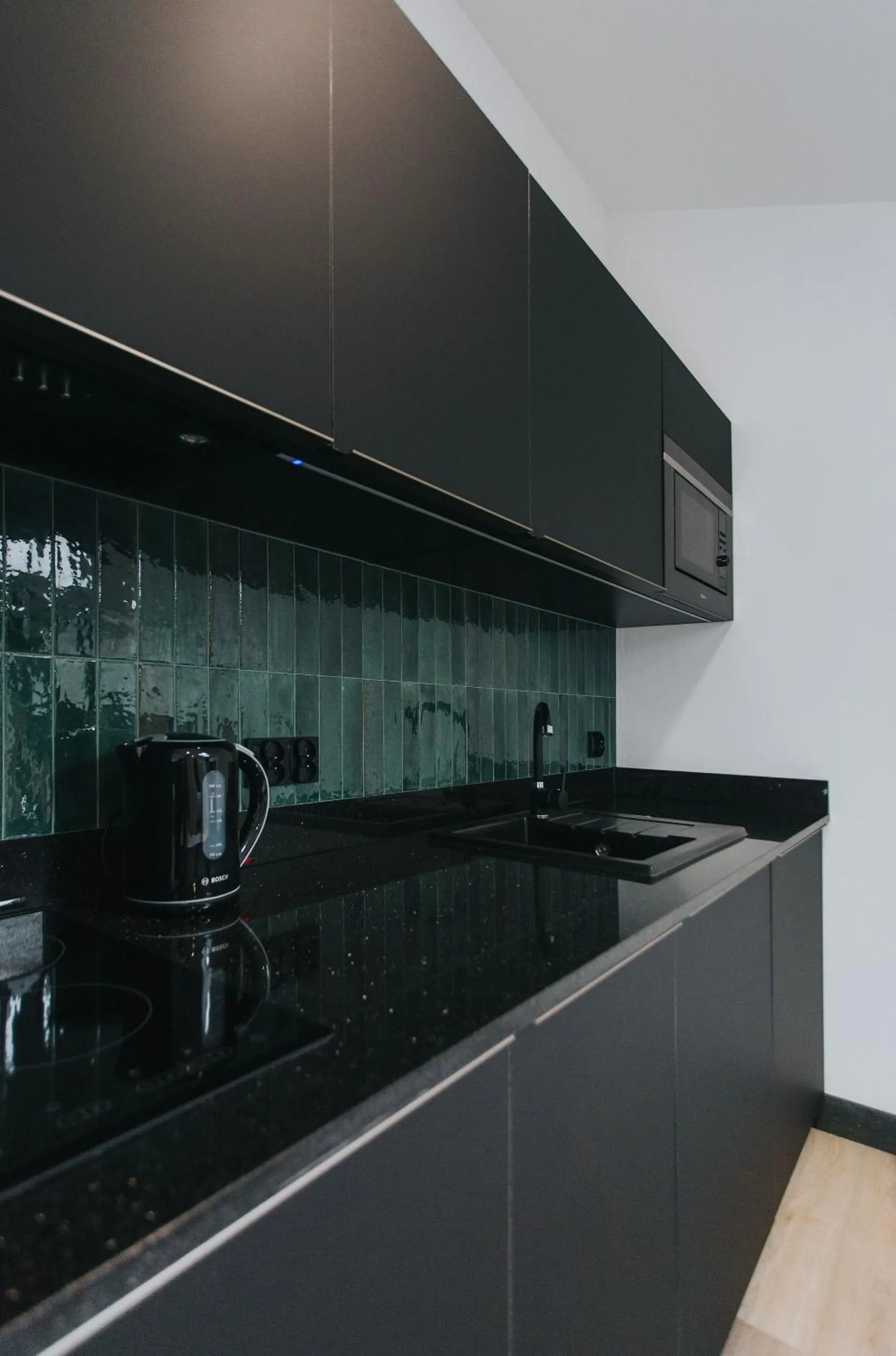 Kitchen or kitchenette in Apartamenty BIBLIO