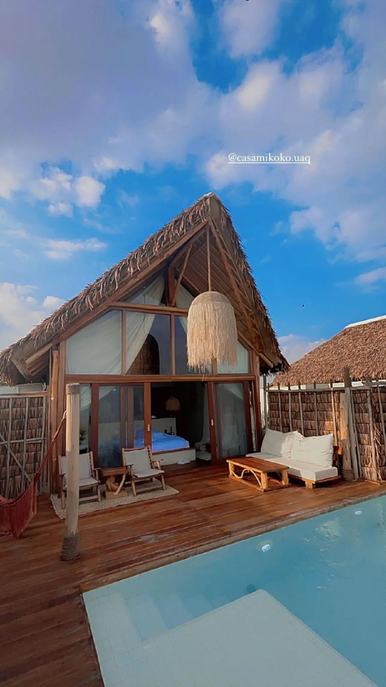 Dining area in Casa Mikoko Resort