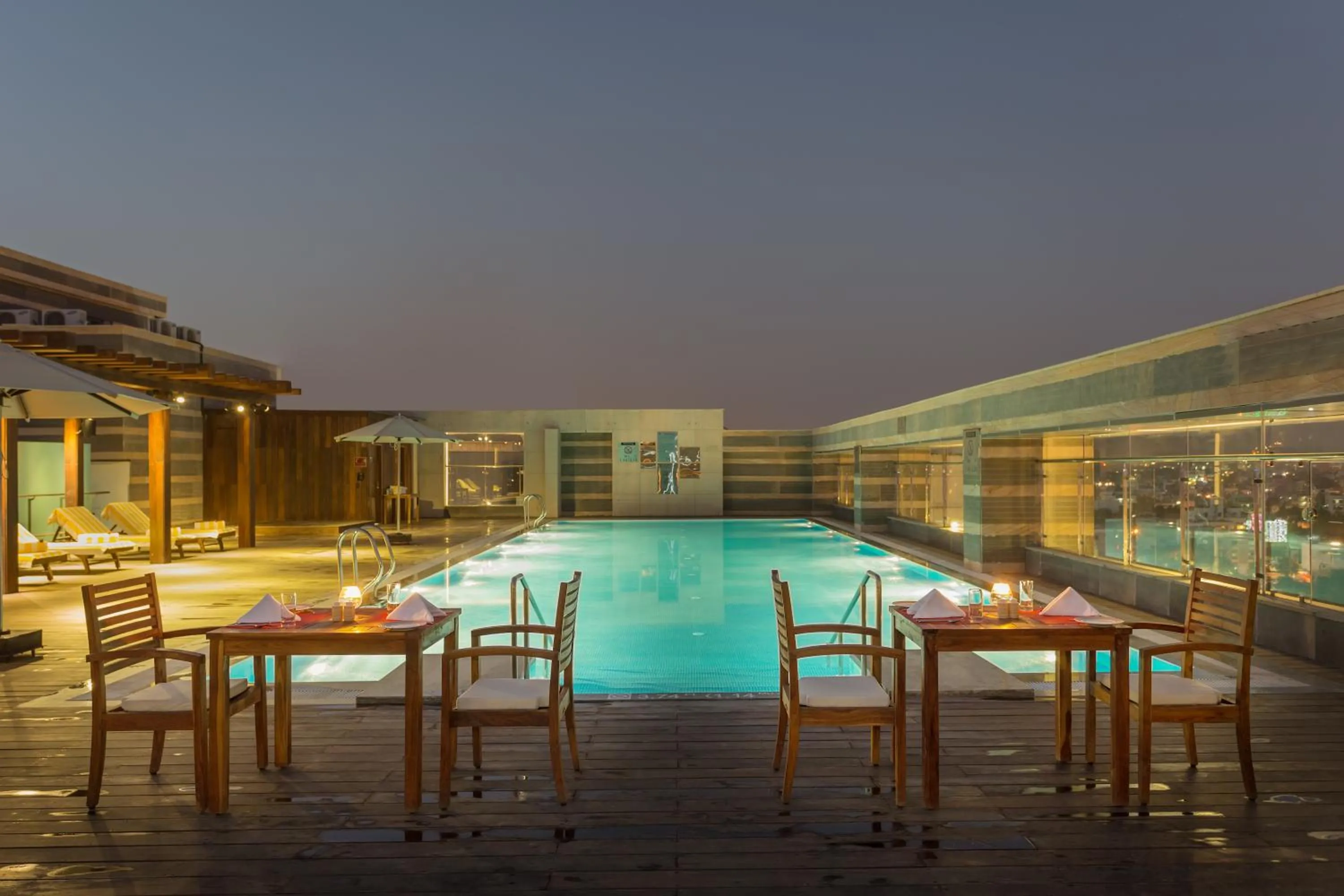 Swimming pool in Holiday Inn Jaipur City Centre by IHG