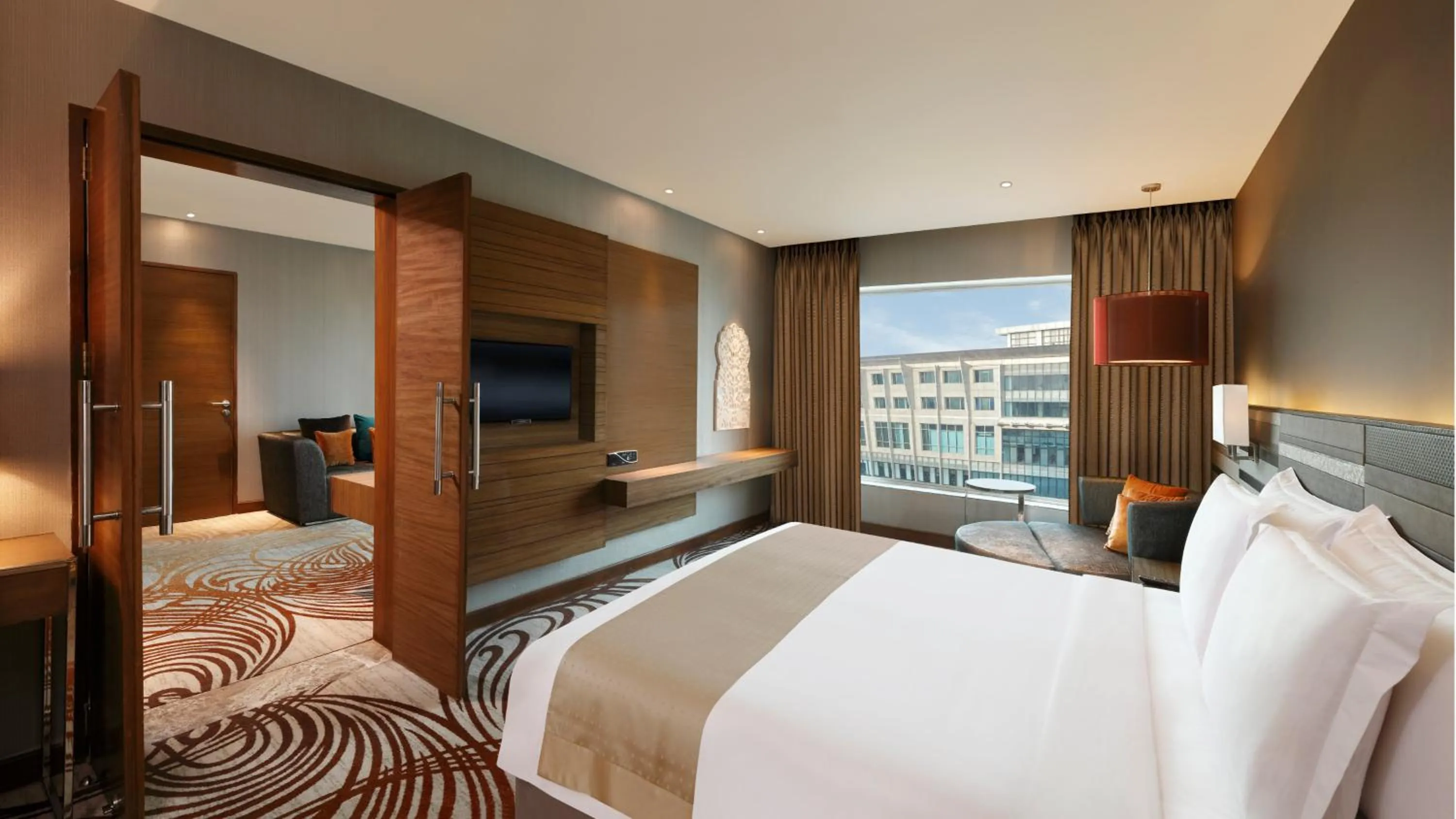 Photo of the whole room, Bed in Holiday Inn Jaipur City Centre by IHG