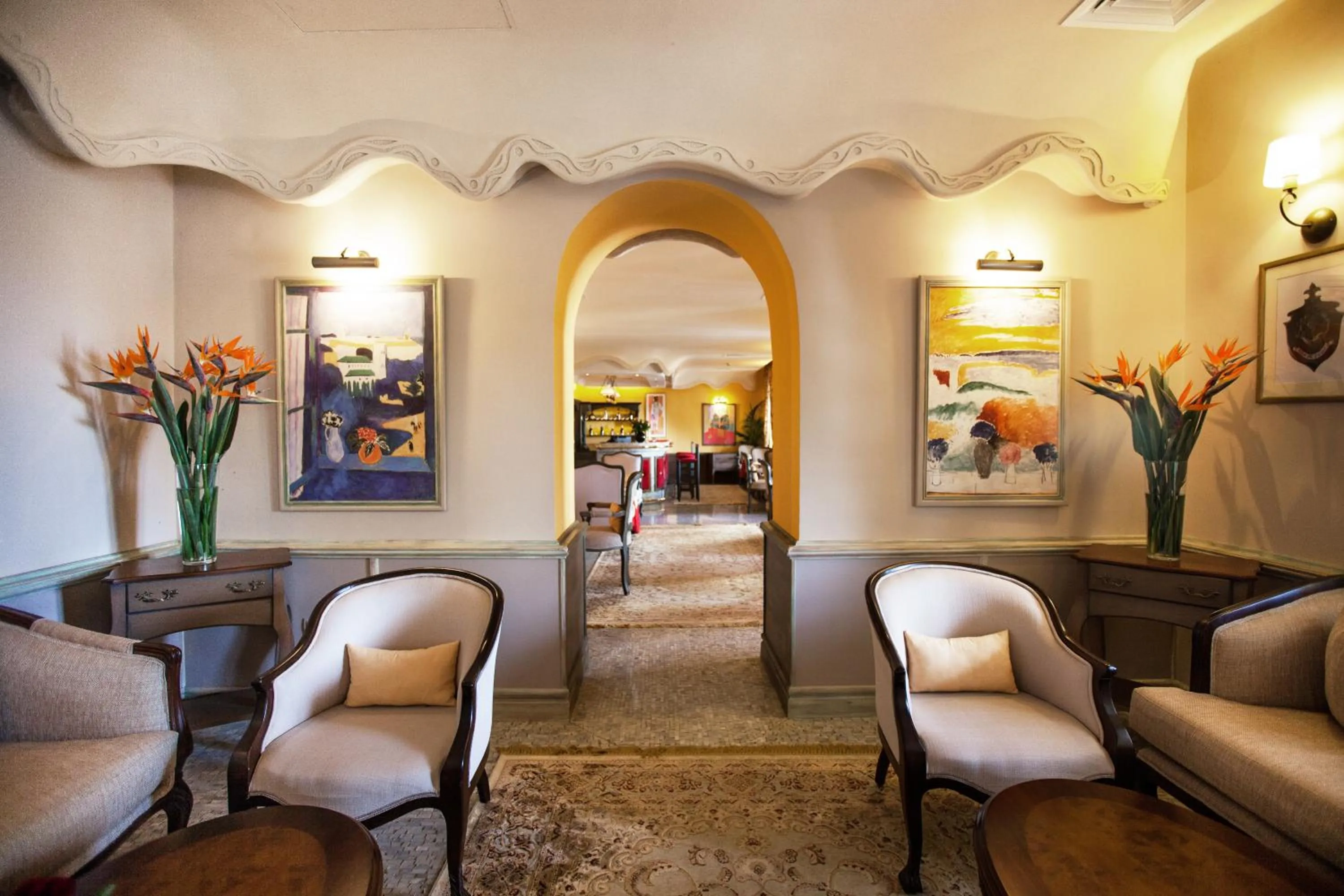 Lobby or reception in Grand Hotel Villa de France