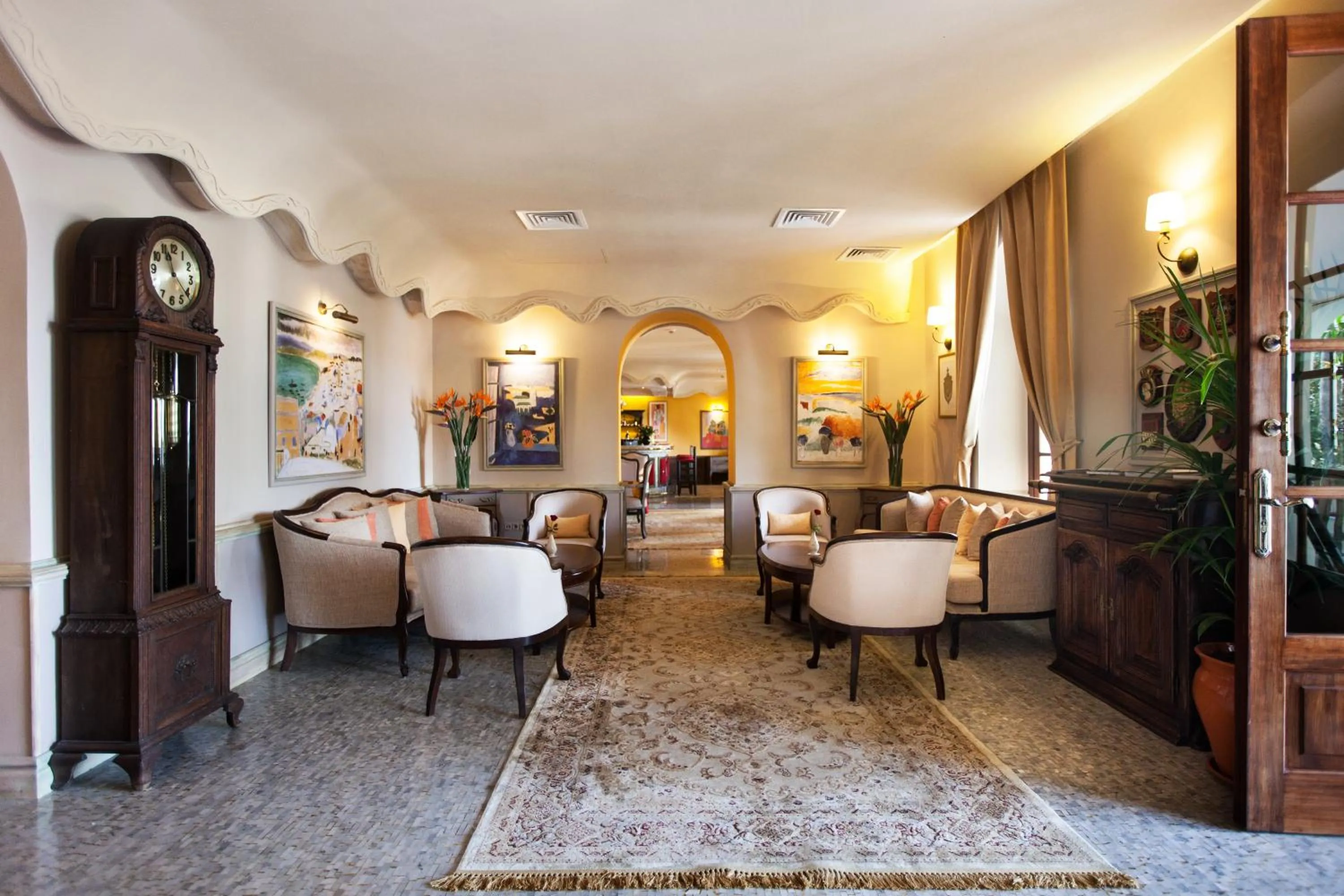 Lobby or reception in Grand Hotel Villa de France