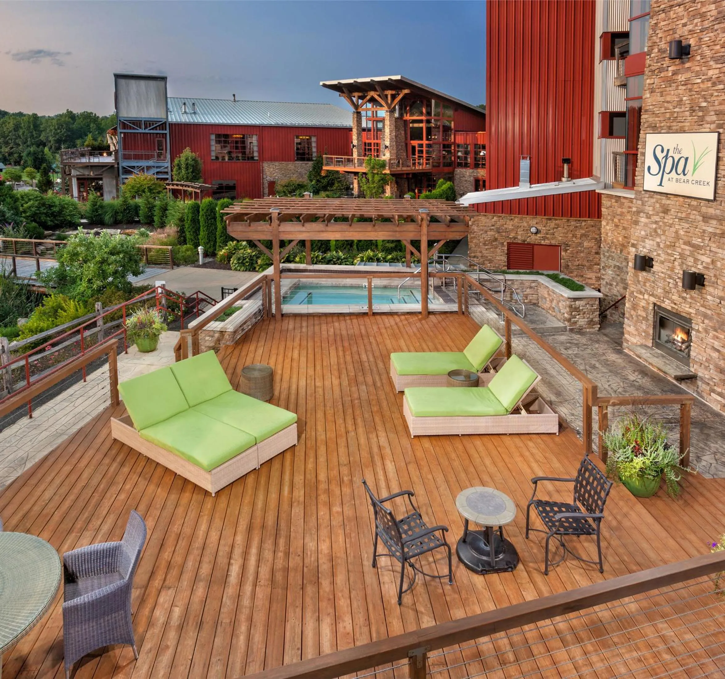 Patio in Bear Creek Mountain Resort