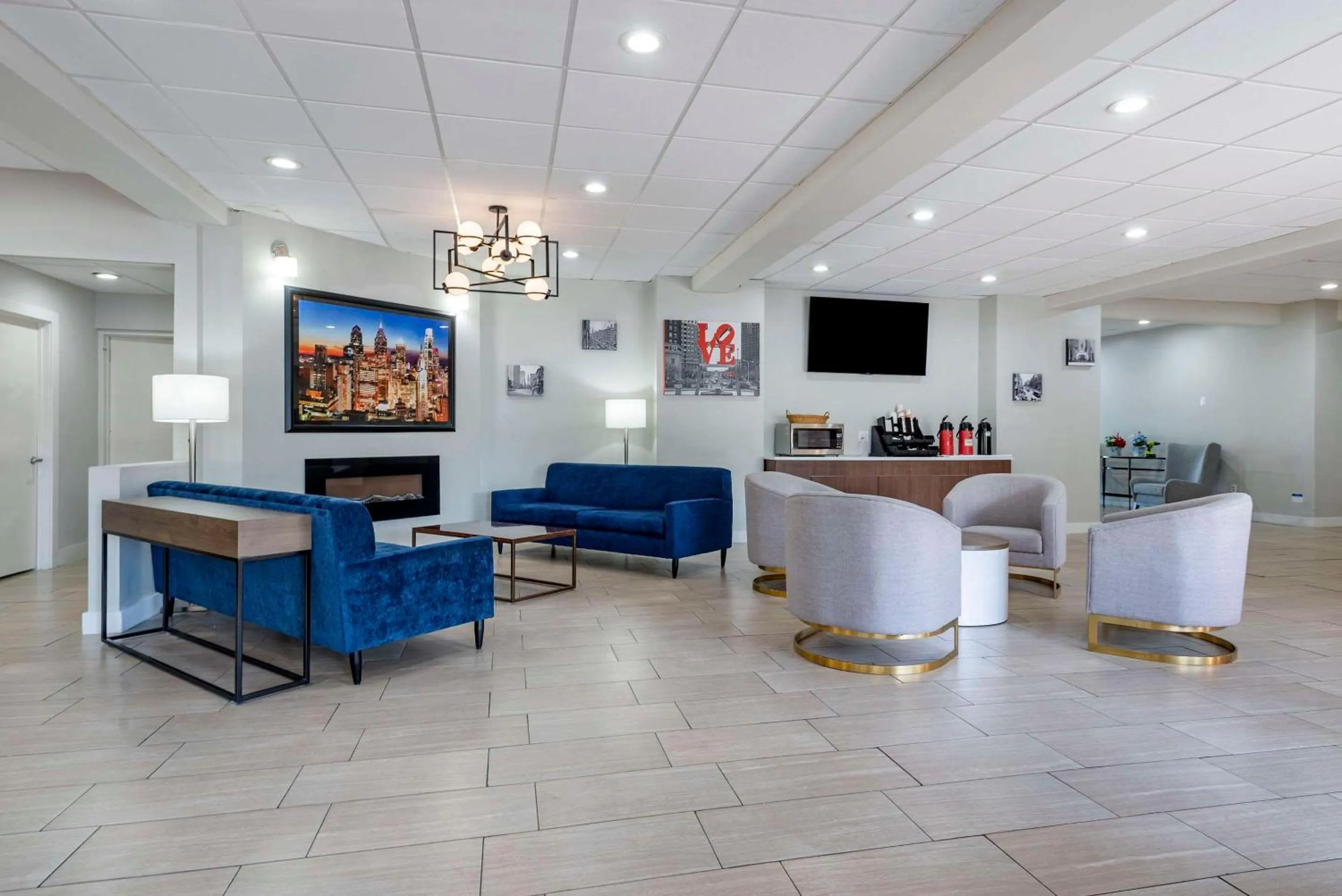 Lobby or reception in Comfort Inn Philadelphia International Airport West