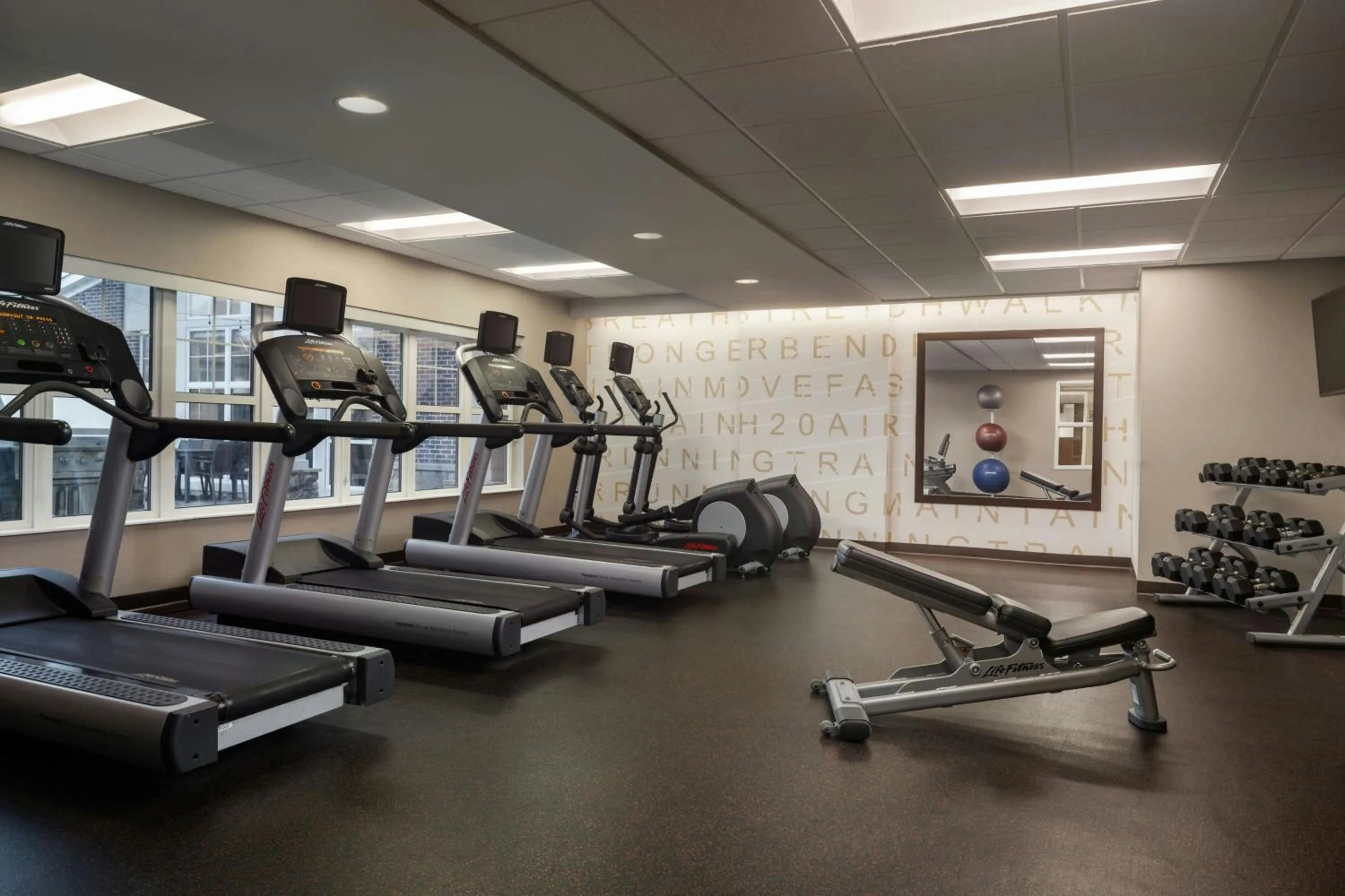 Fitness centre/facilities in Residence Inn by Marriott Akron Fairlawn