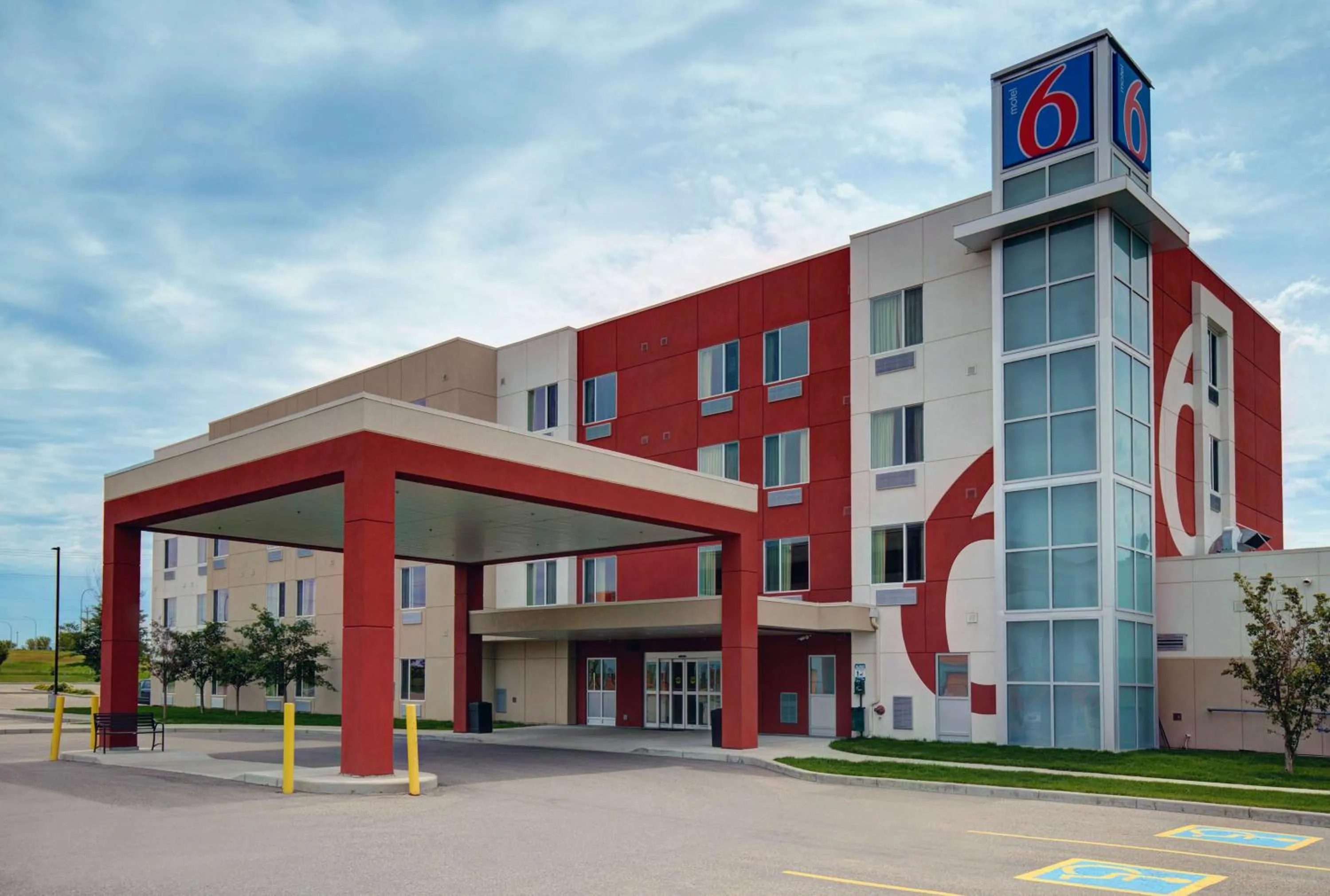 Property building in Motel 6 Airdrie