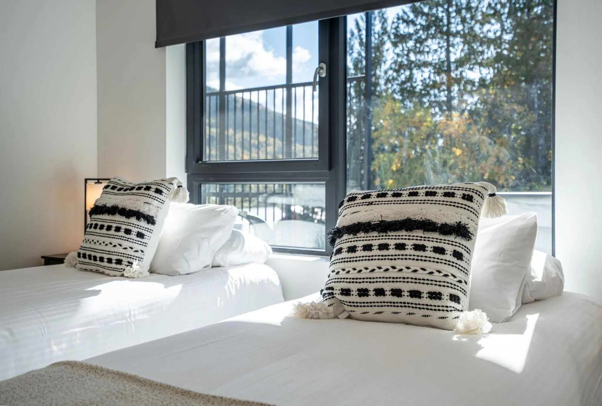 Bed in Mountainview Escape by Revelstoke Vacations