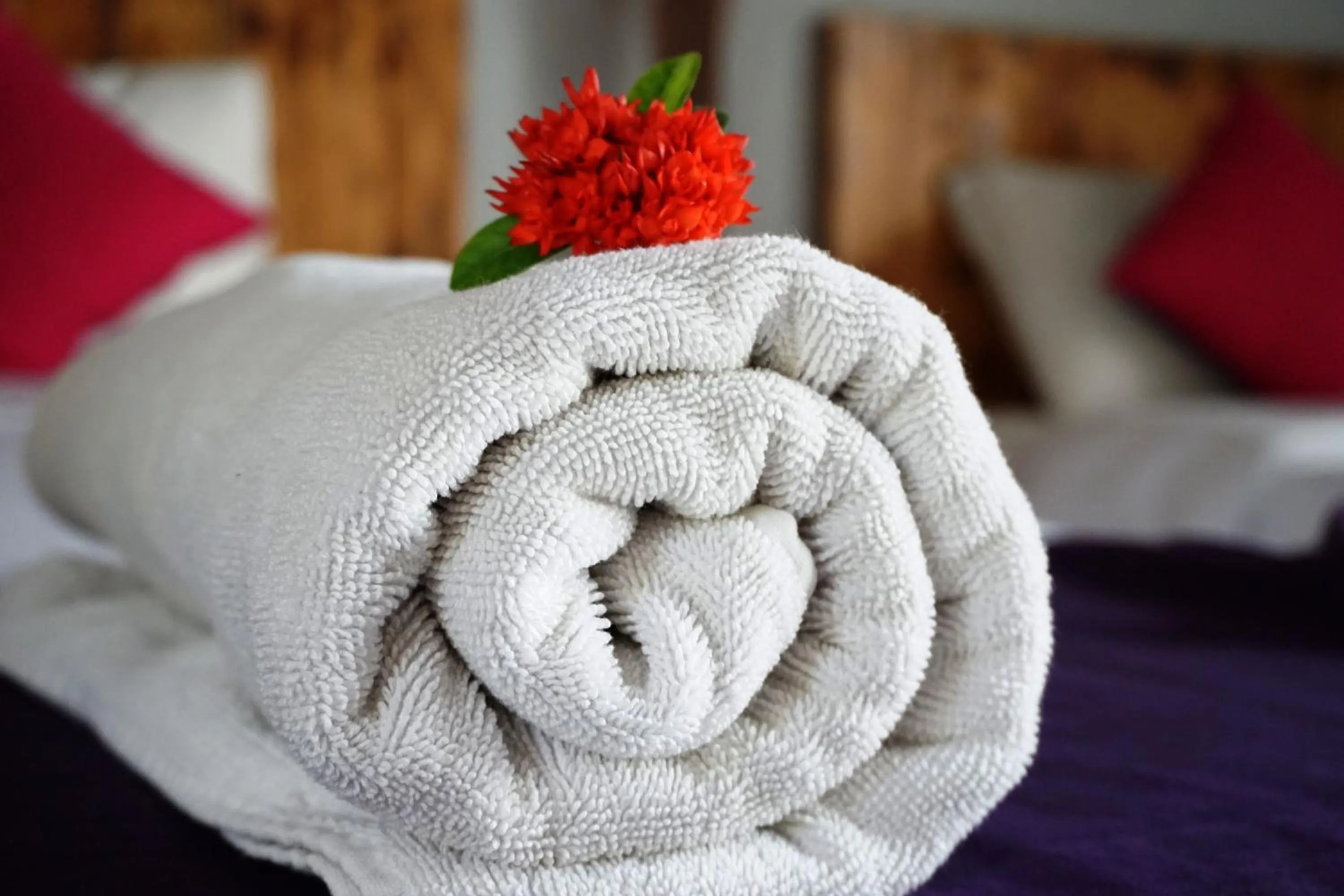 Decorative detail, Bed in Louto Dmell Villa & Deluxe