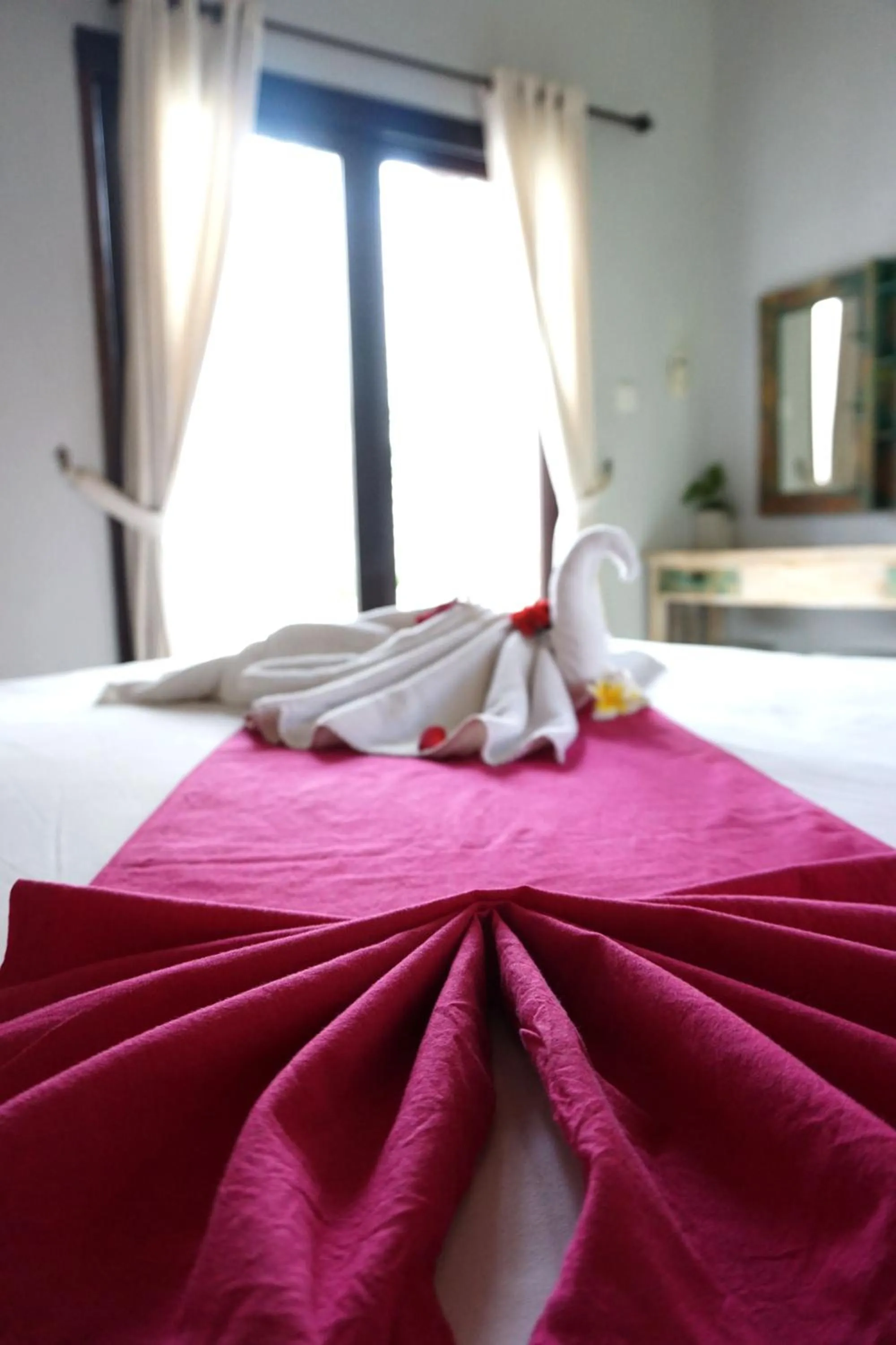 Decorative detail, Bed in Louto Dmell Villa & Deluxe