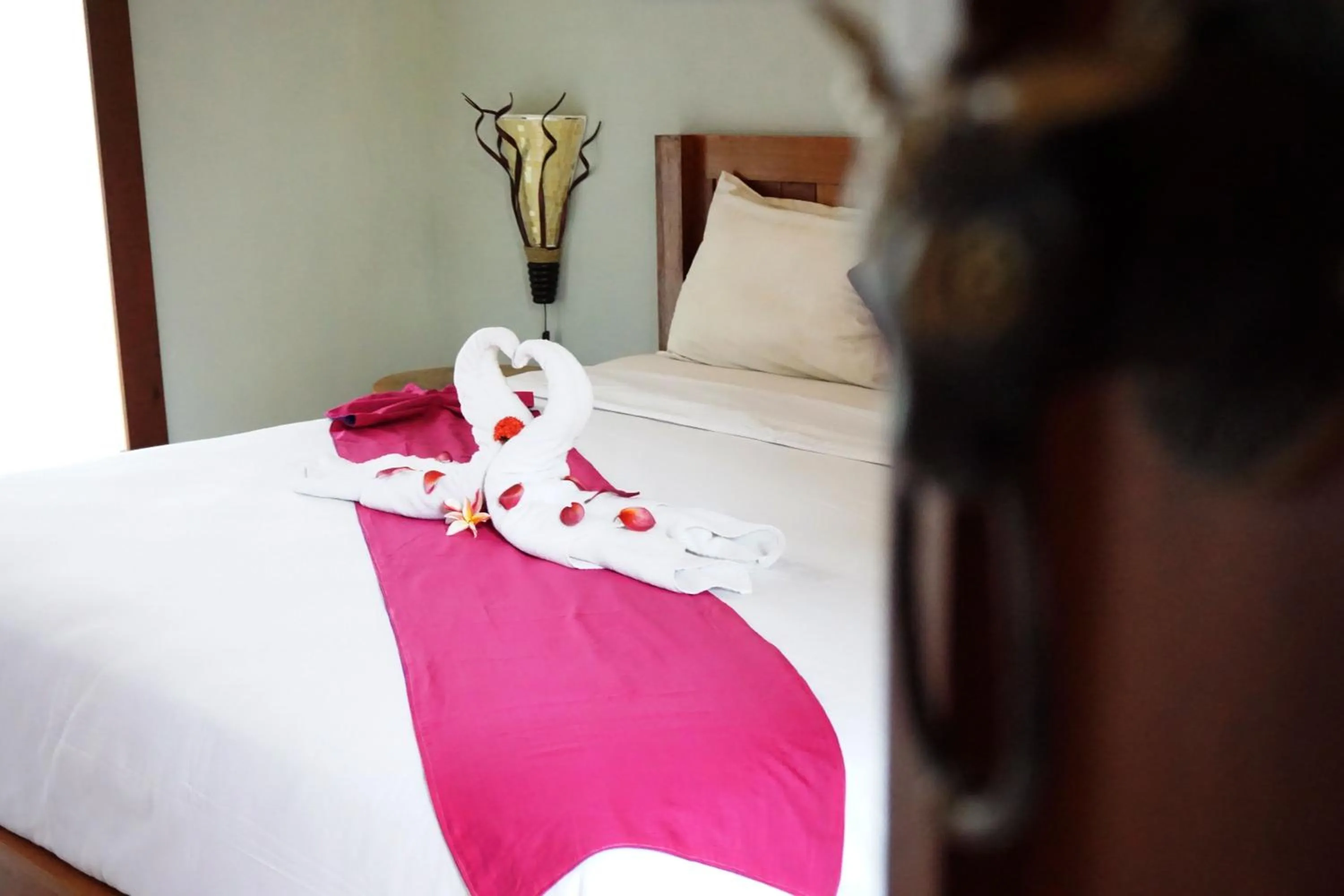 Bed in Louto Dmell Villa & Deluxe