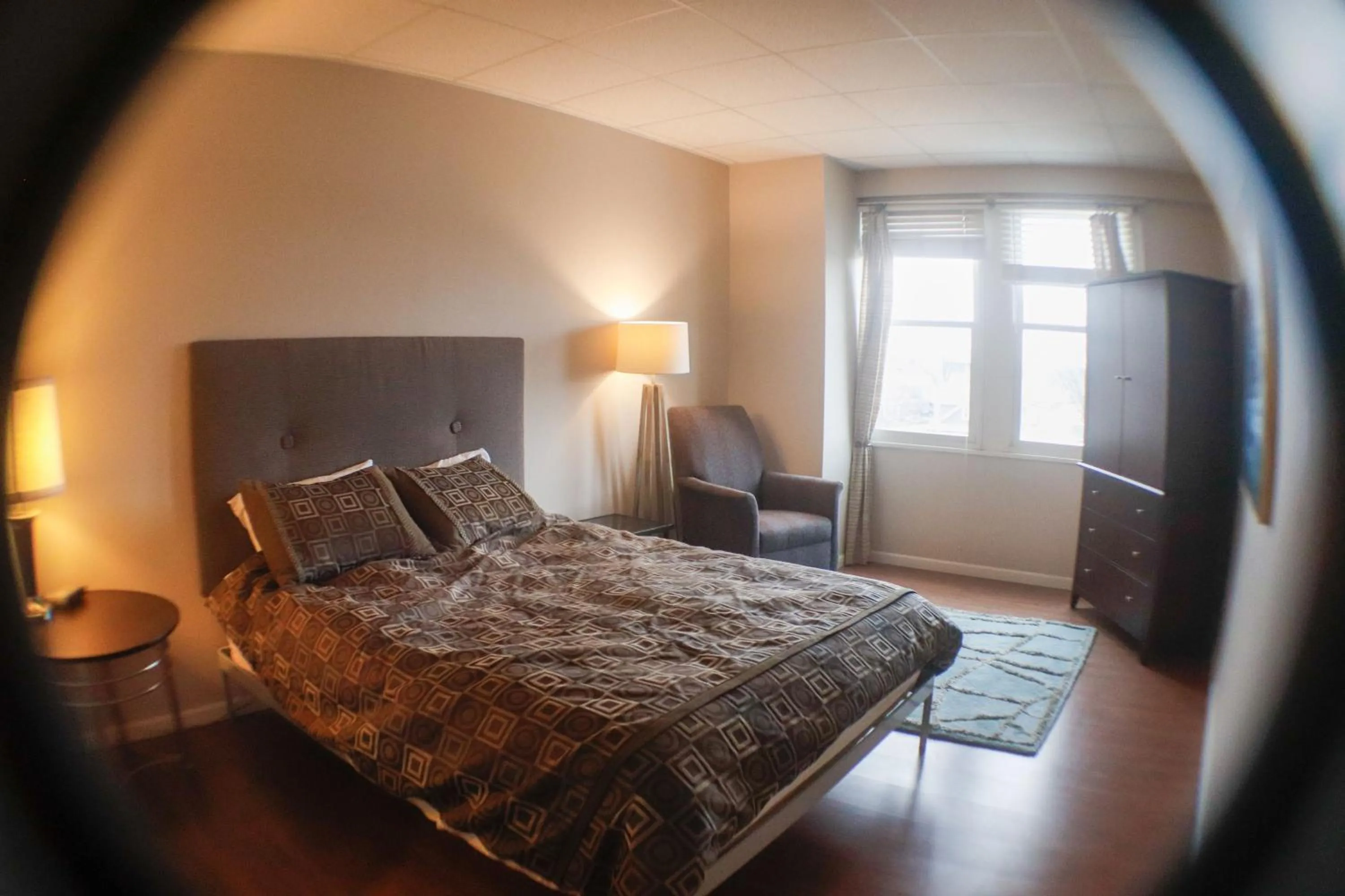 Bed in Fountainview Inn