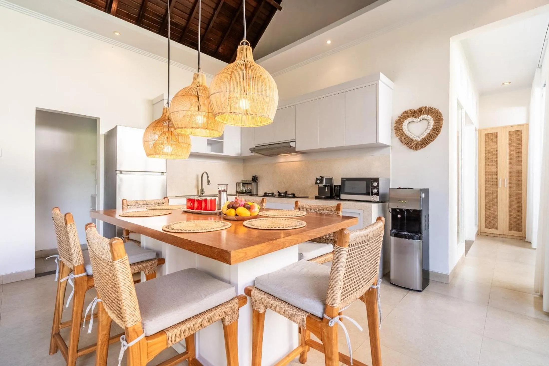 Kitchen or kitchenette in Jungle Amaranth Villa Canggu - Exclusive 3BR Retreat with Pool, Modern Amenities and Top Location - New Year's Offer