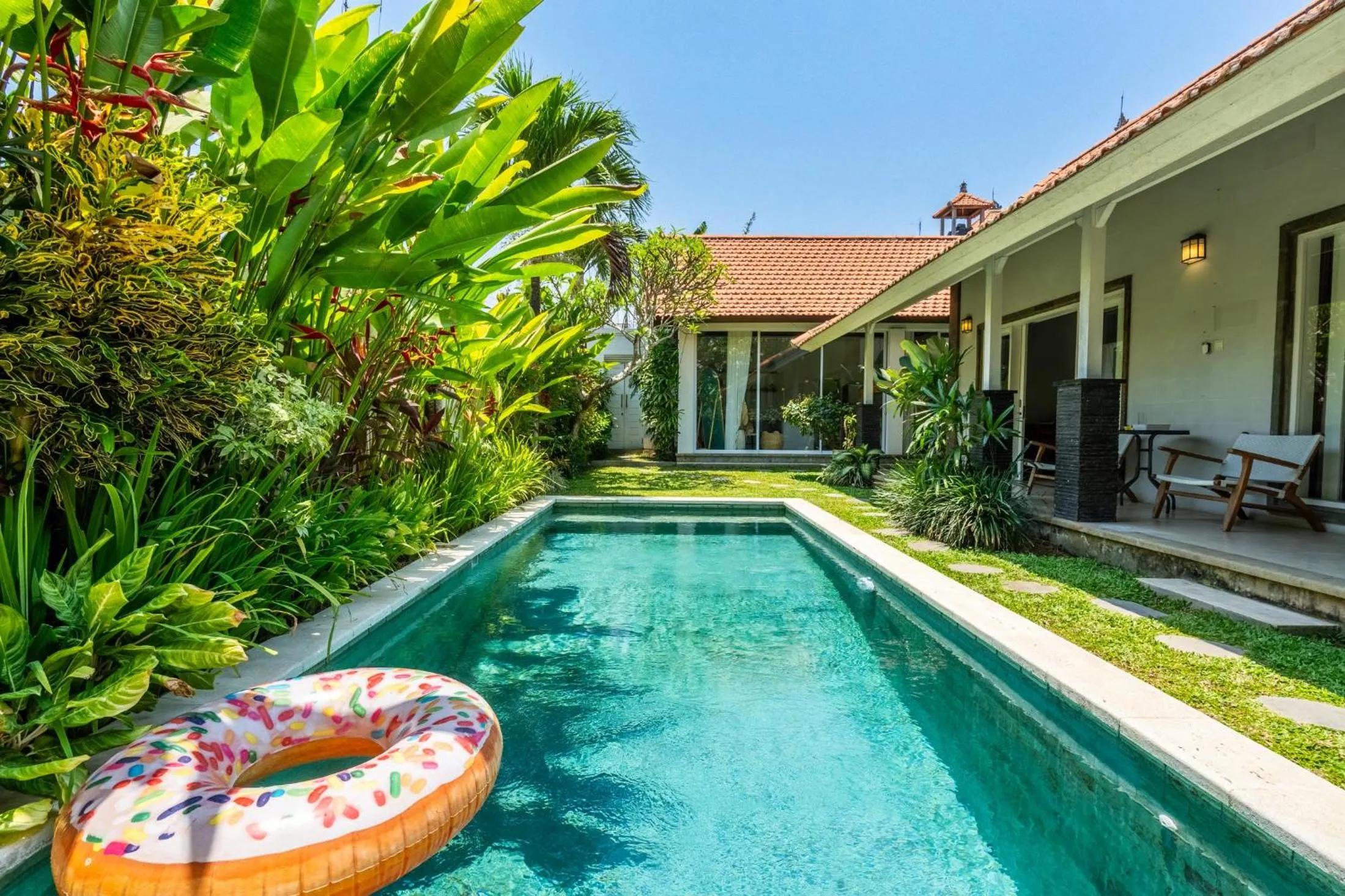 Property building in Jungle Amaranth Villa Canggu - Exclusive 3BR Retreat with Pool, Modern Amenities and Top Location - New Year's Offer