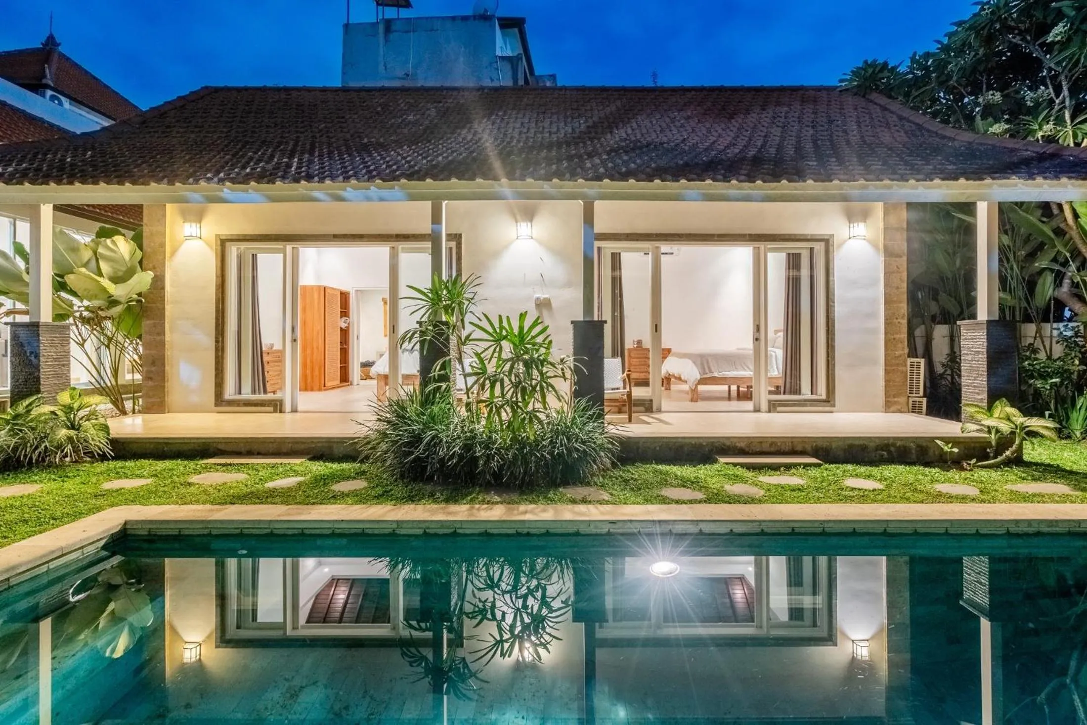 Property building in Jungle Amaranth Villa Canggu - Exclusive 3BR Retreat with Pool, Modern Amenities and Top Location - New Year's Offer