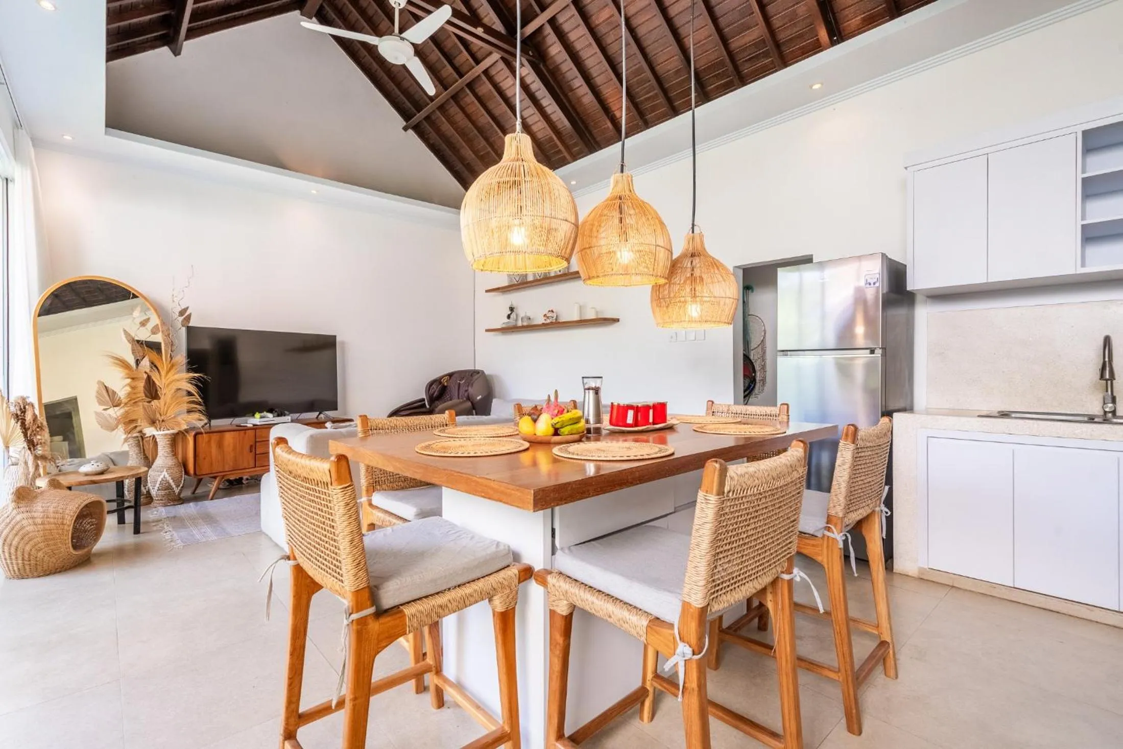 TV and multimedia in Jungle Amaranth Villa Canggu - Exclusive 3BR Retreat with Pool, Modern Amenities and Top Location - New Year's Offer