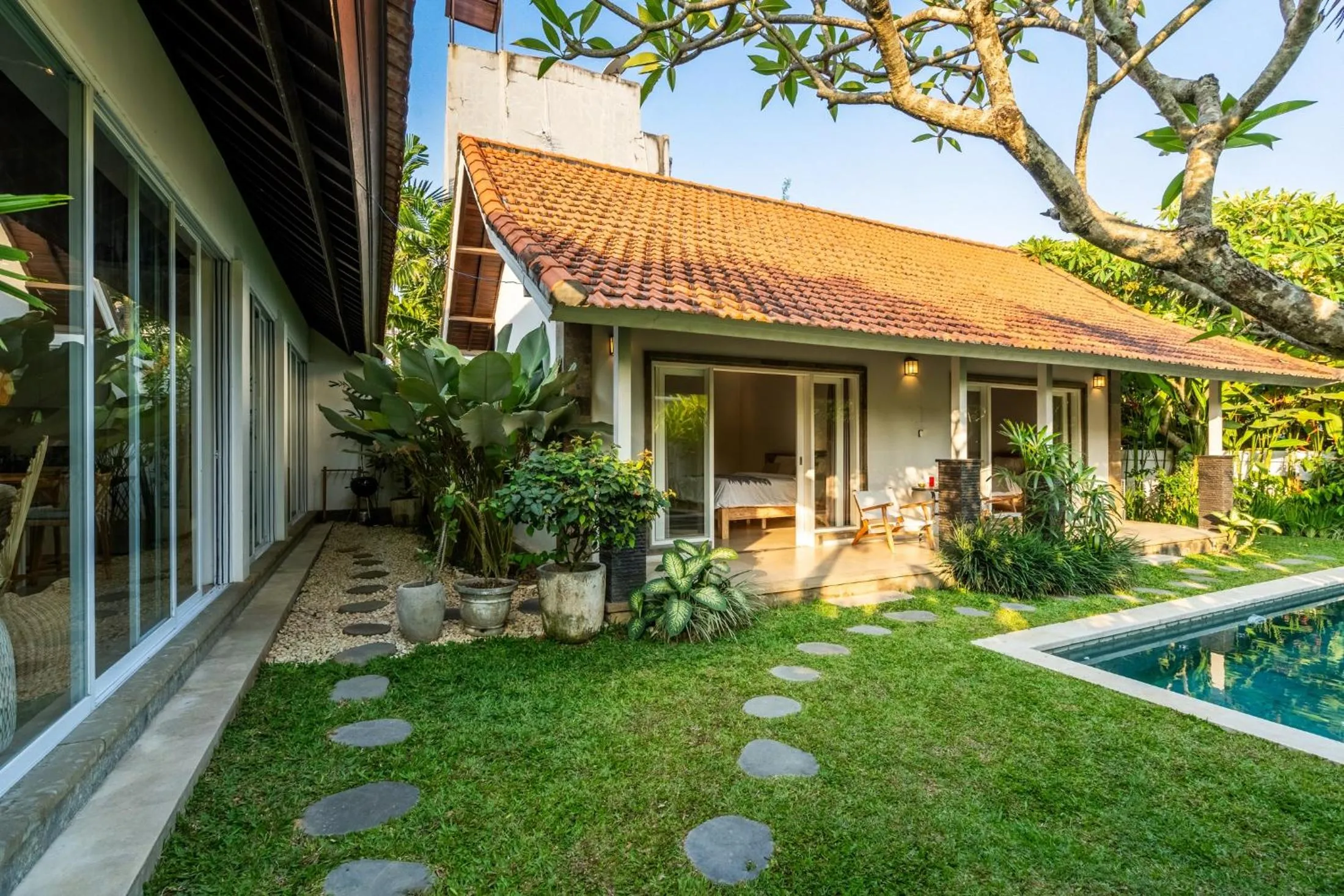 Property building in Jungle Amaranth Villa Canggu - Exclusive 3BR Retreat with Pool, Modern Amenities and Top Location - New Year's Offer