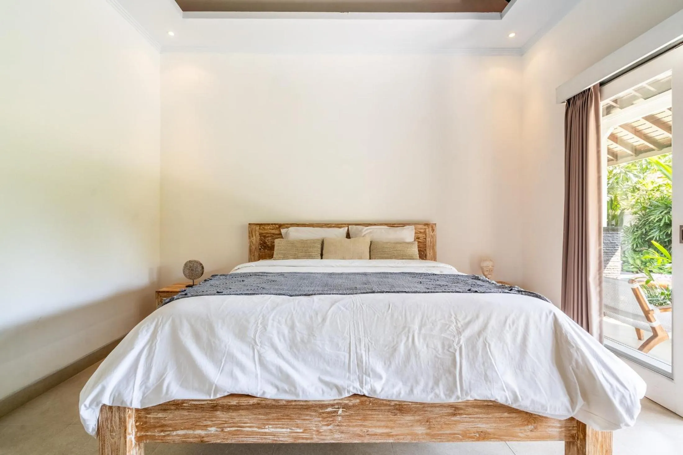 Bed in Jungle Amaranth Villa Canggu - Exclusive 3BR Retreat with Pool, Modern Amenities and Top Location - New Year's Offer