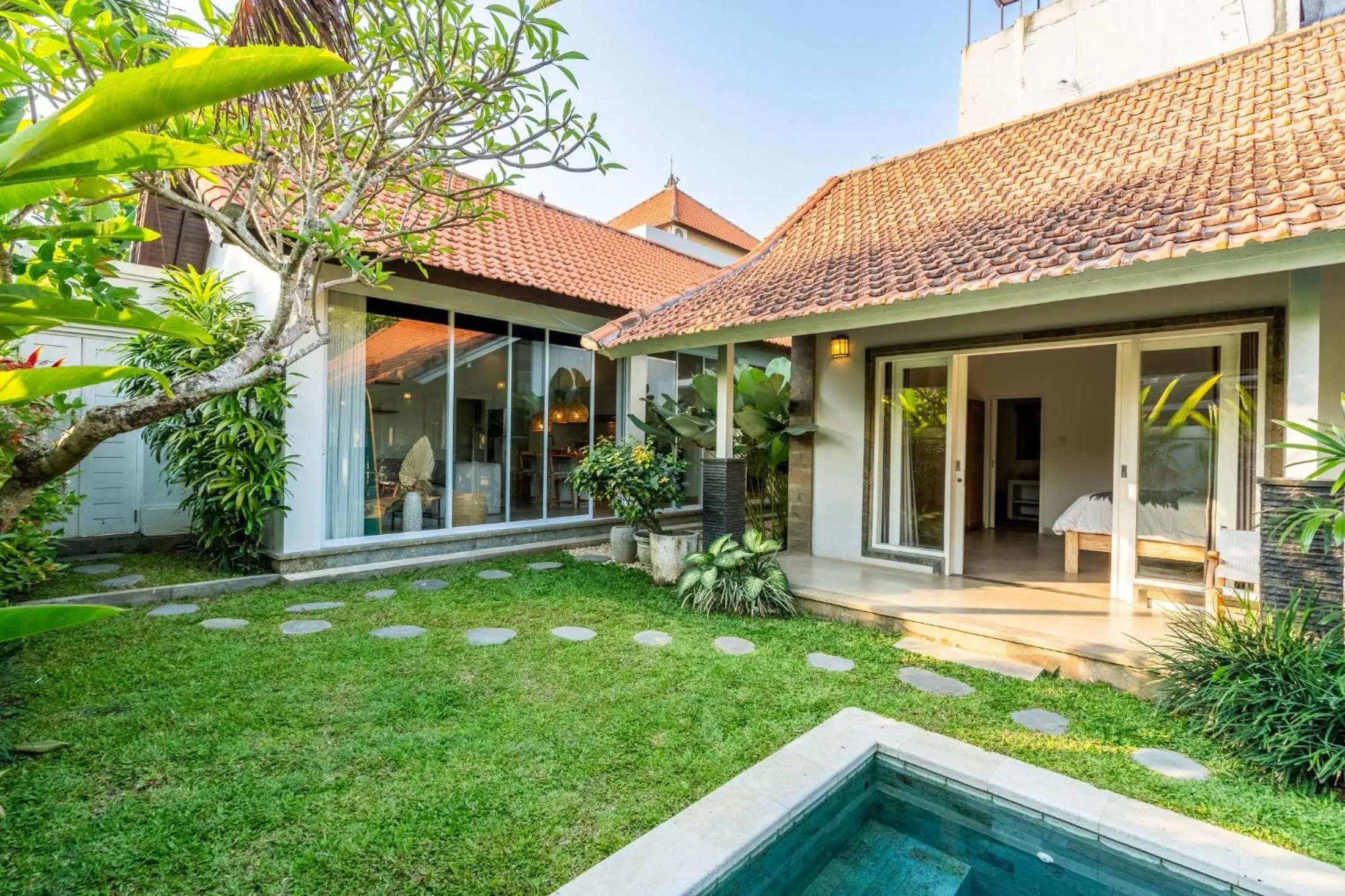 Property building in Jungle Amaranth Villa Canggu - Exclusive 3BR Retreat with Pool, Modern Amenities and Top Location - New Year's Offer