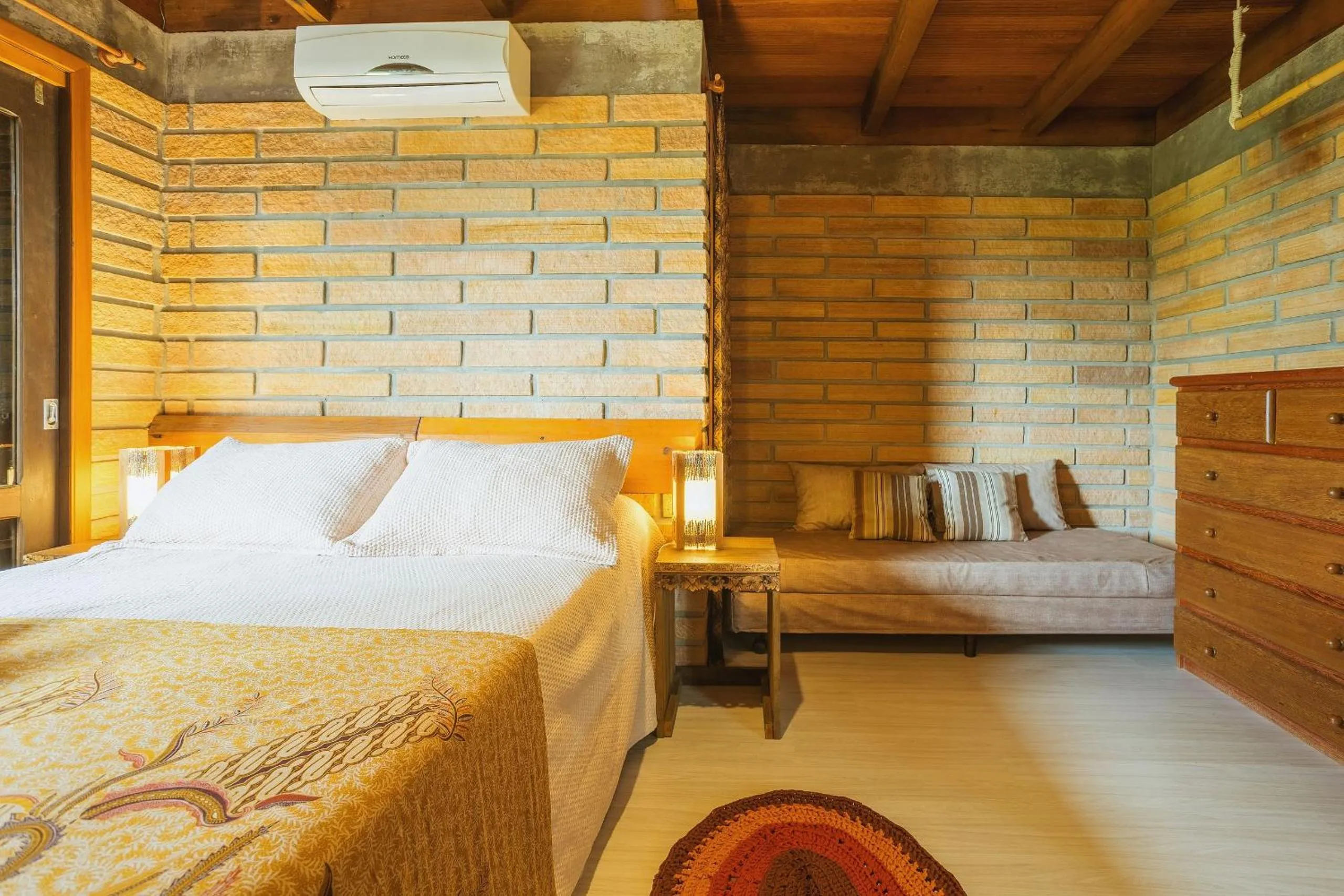 Bed in Villa Bali Casas pé na areia