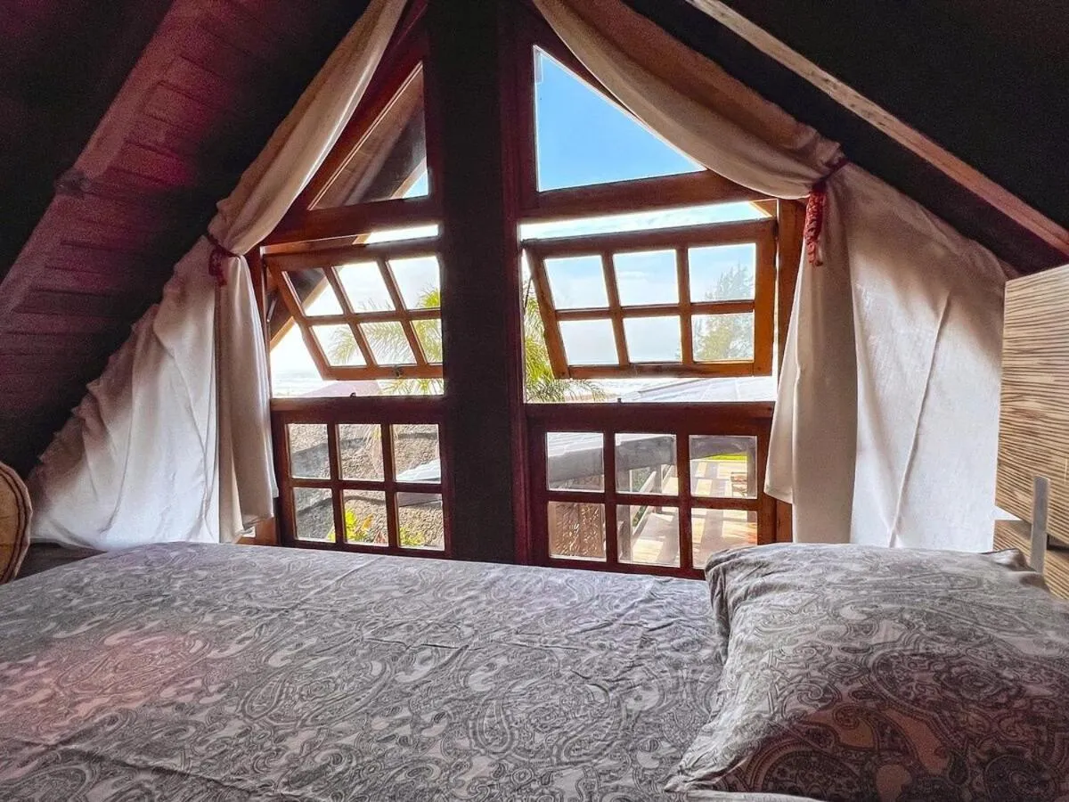 Bed in Villa Bali Casas pé na areia