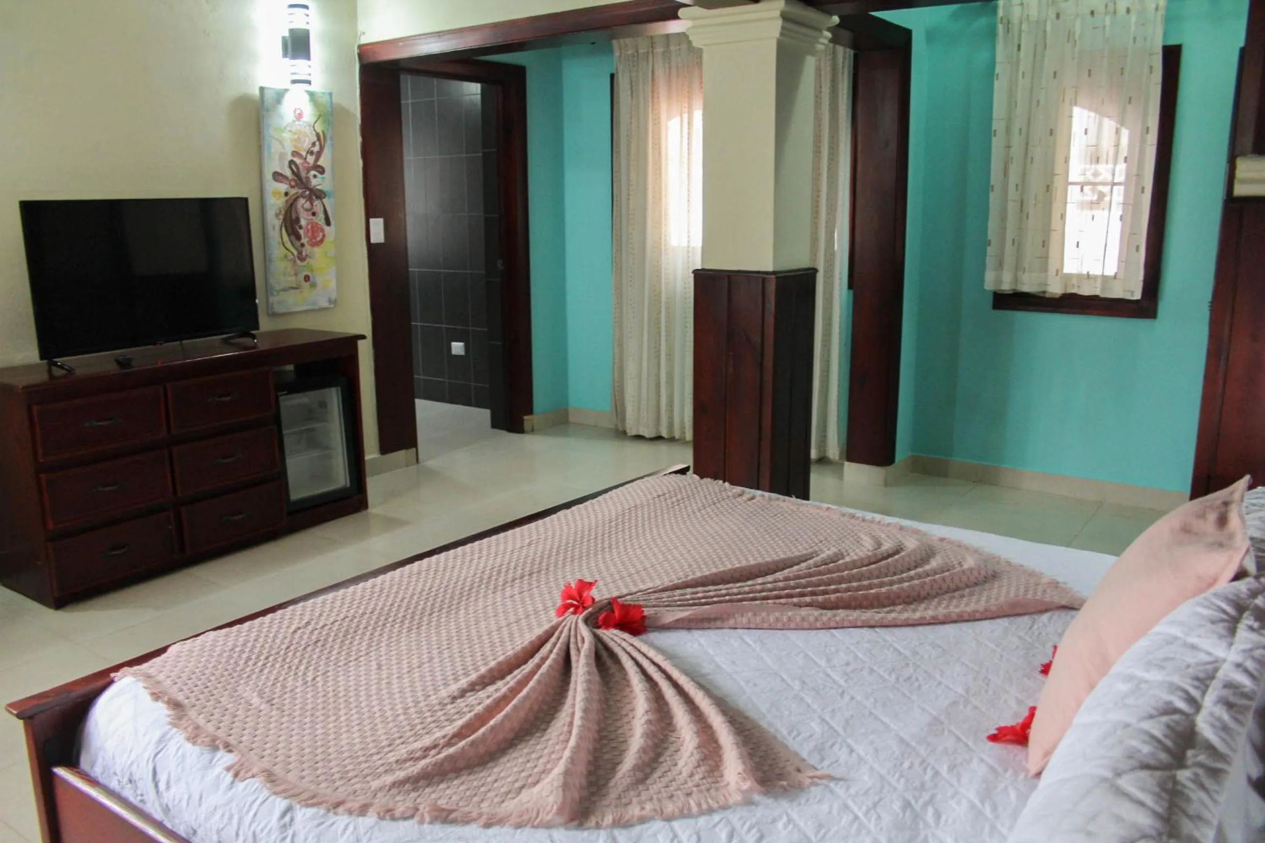 Bed in Hotel Plaza Brisas