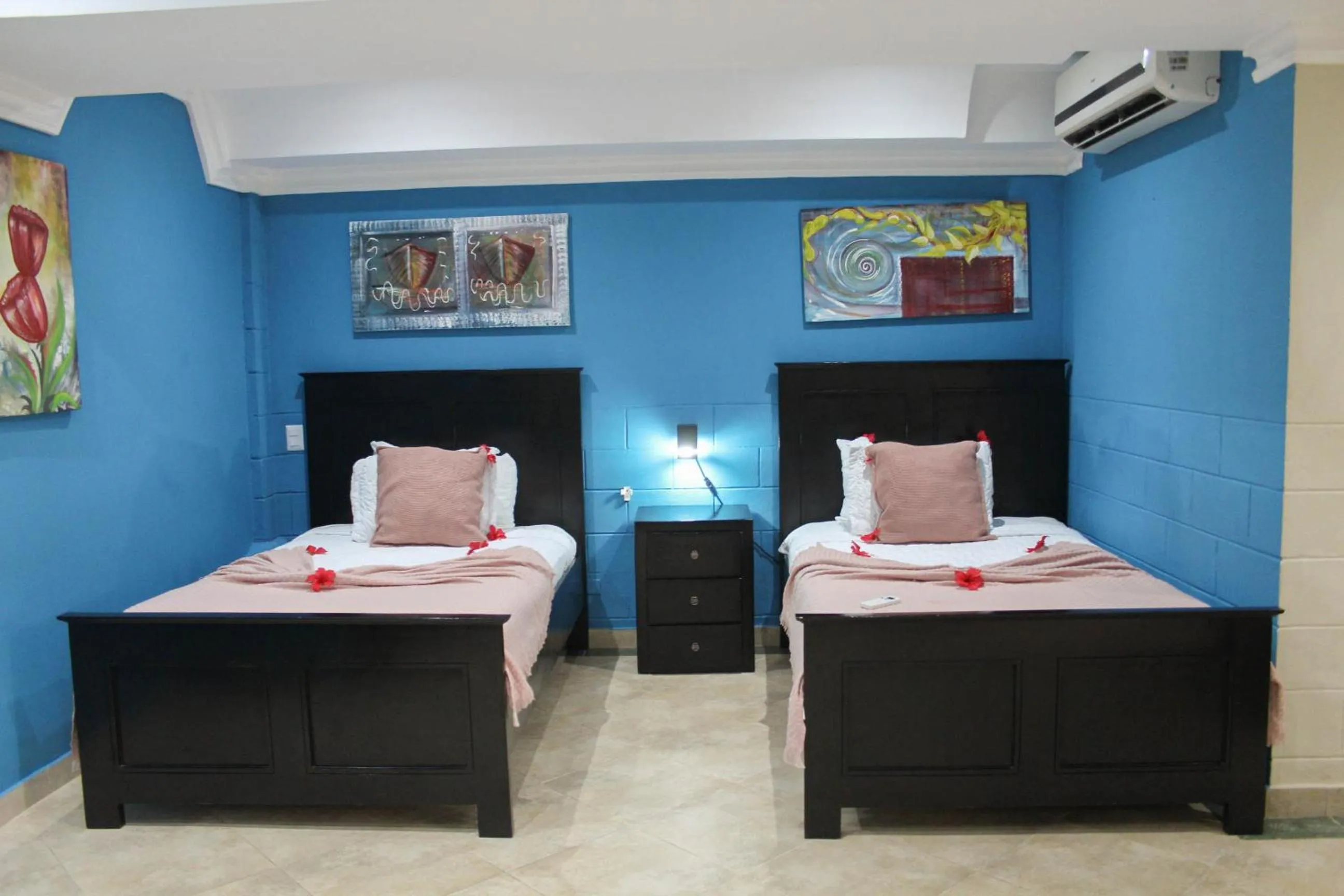 Bed in Hotel Plaza Brisas