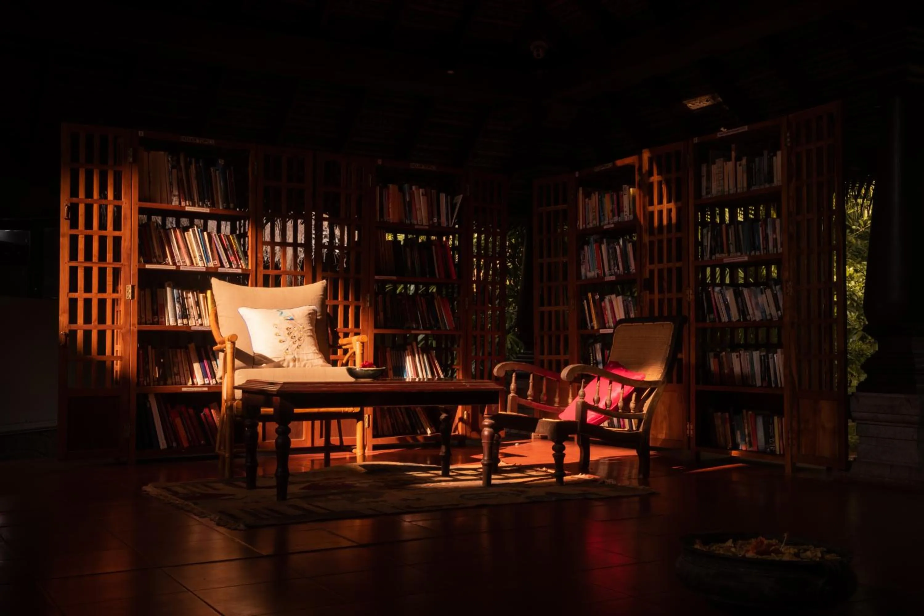 Library in Neeleshwar Hermitage
