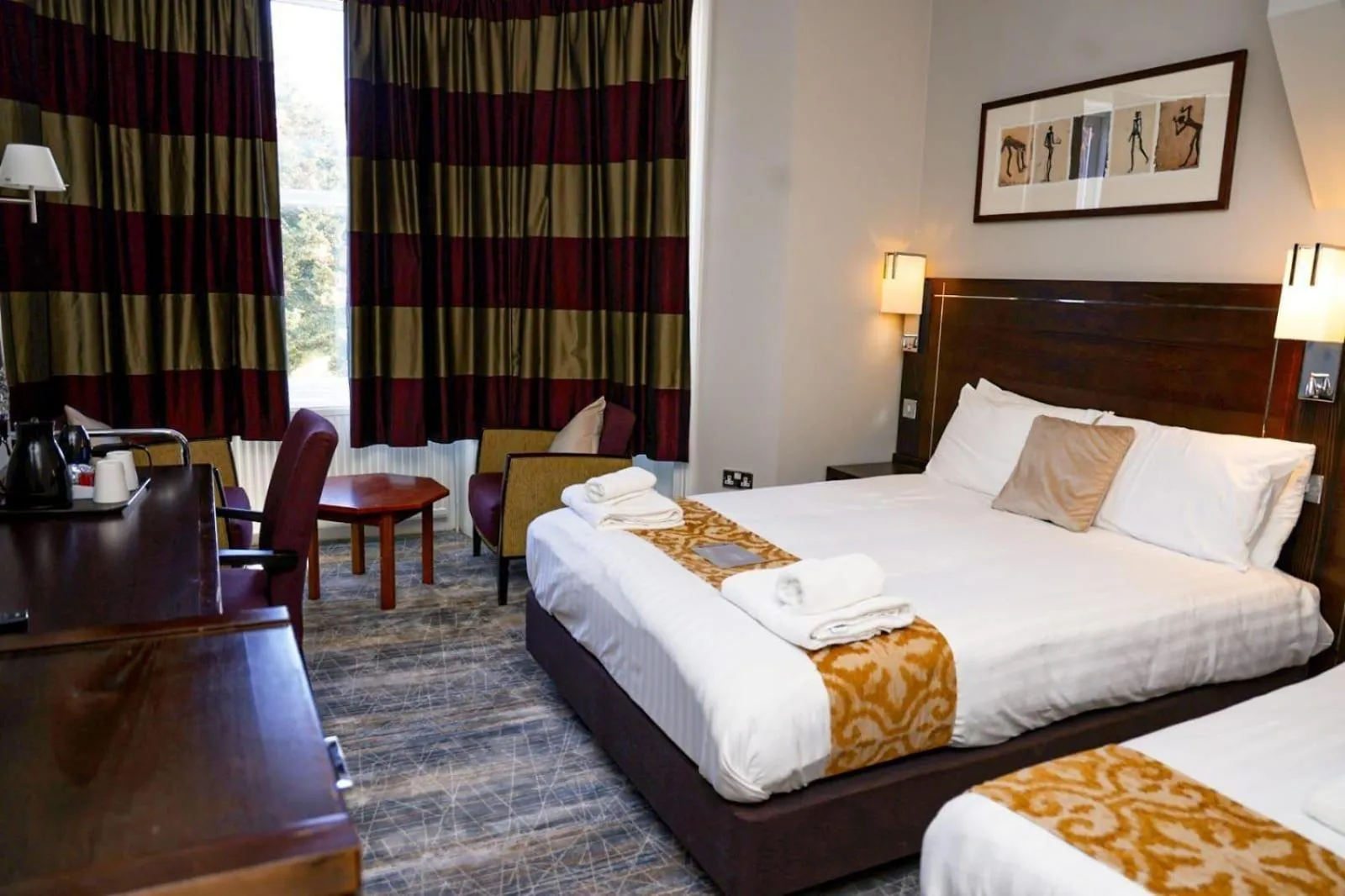 Bedroom, Bed in New Wilmington Hotel