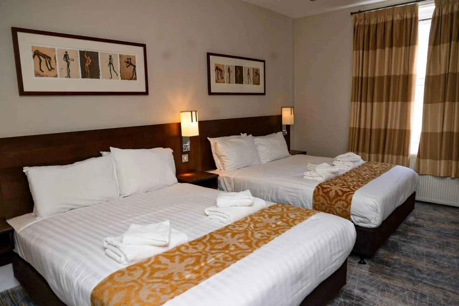 Bedroom, Bed in New Wilmington Hotel