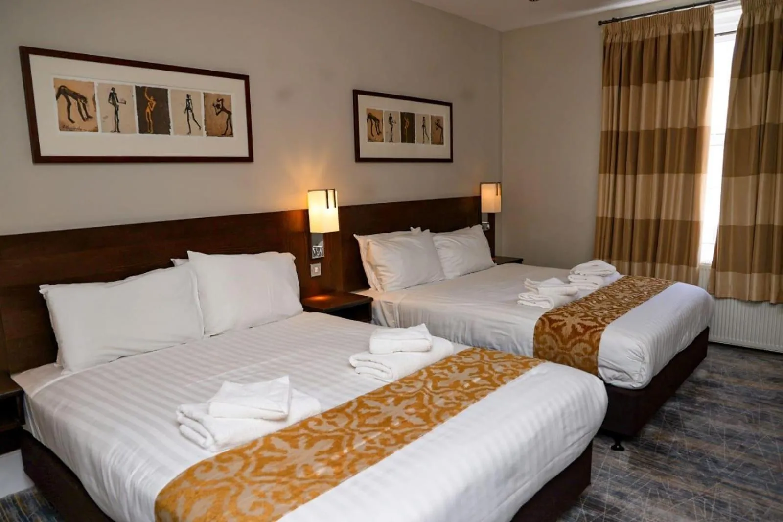 Bedroom, Bed in New Wilmington Hotel