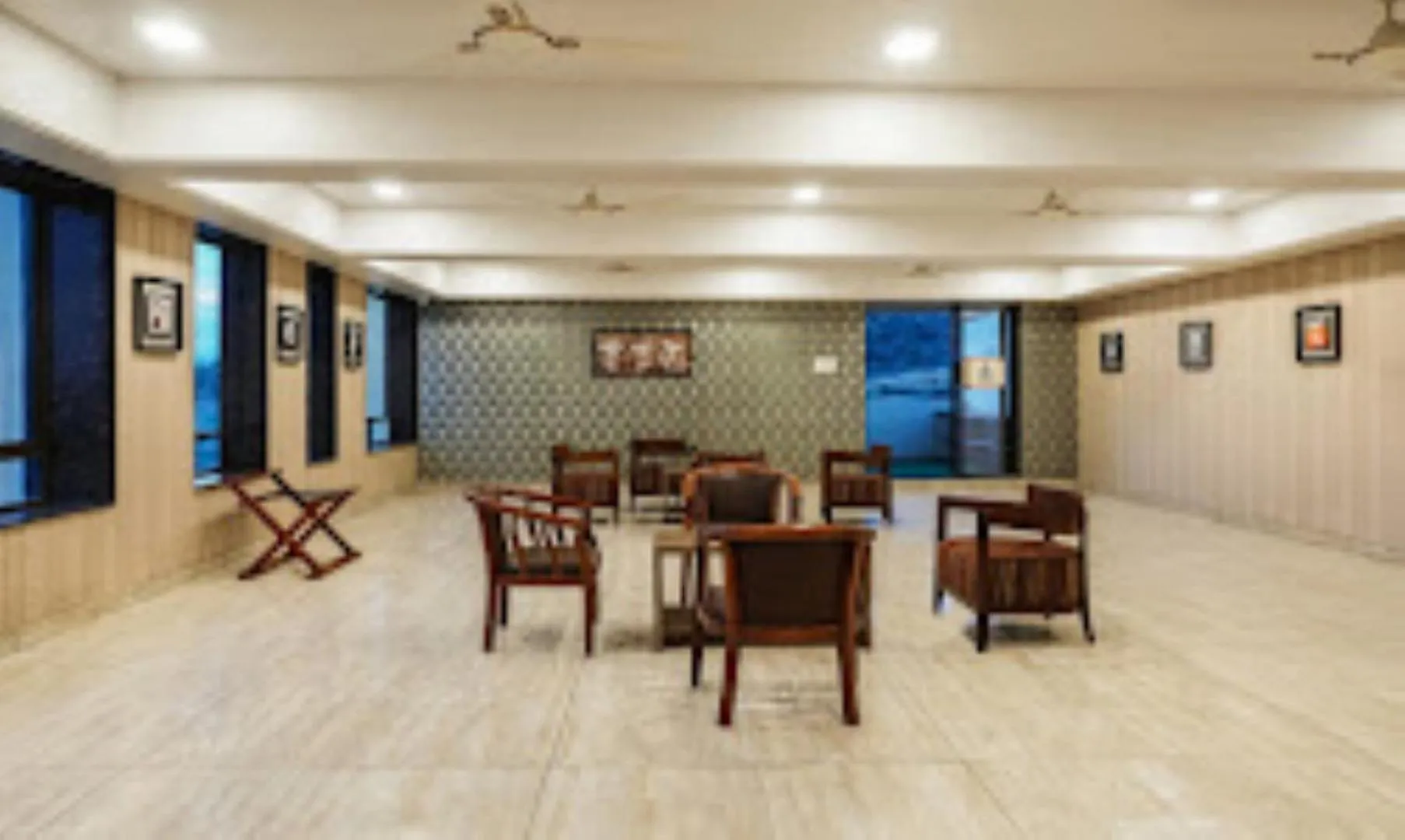 Seating area in Shri Vitthal Mangalam ,Satara