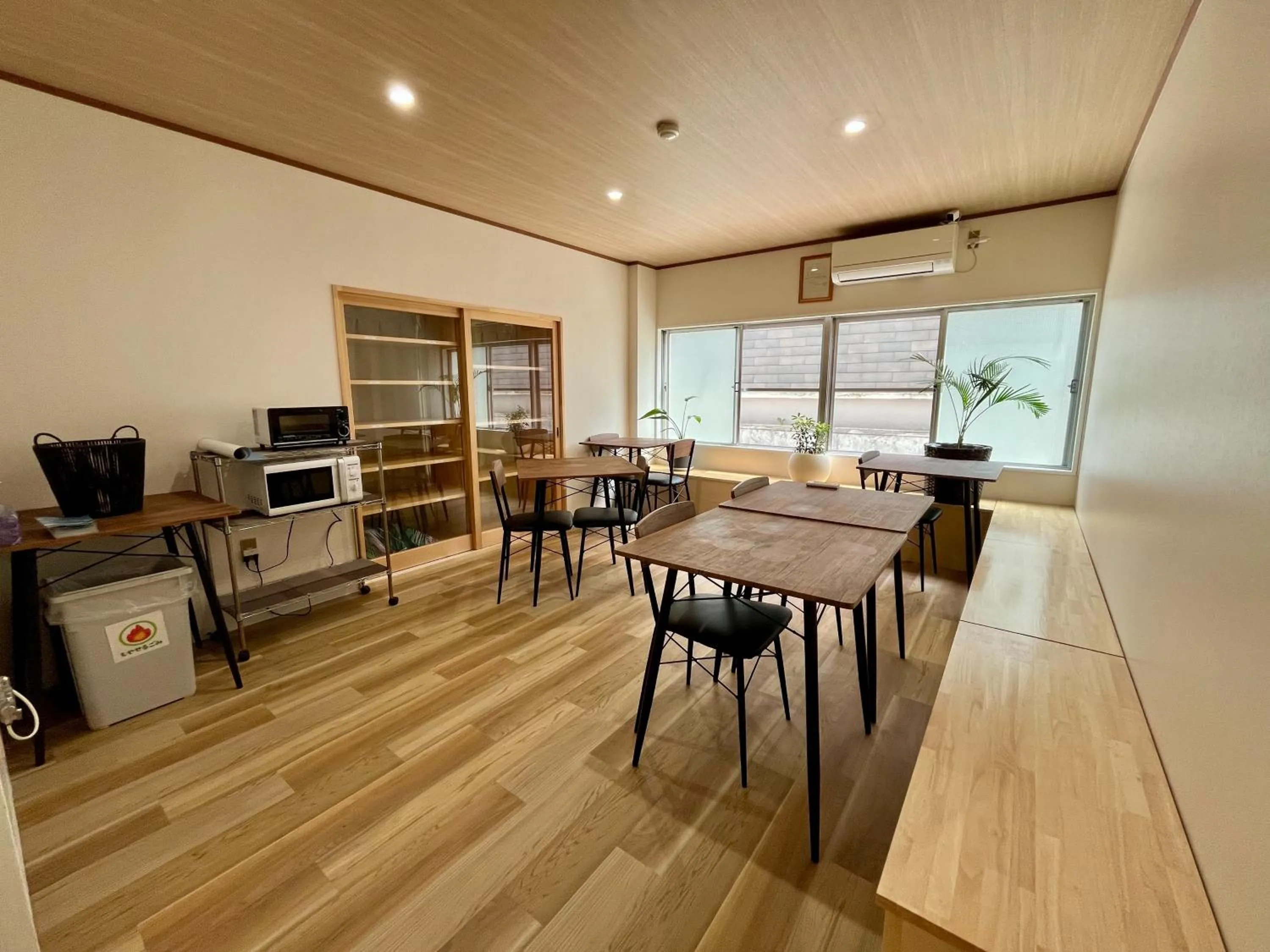 Dining area in Yuzawa house