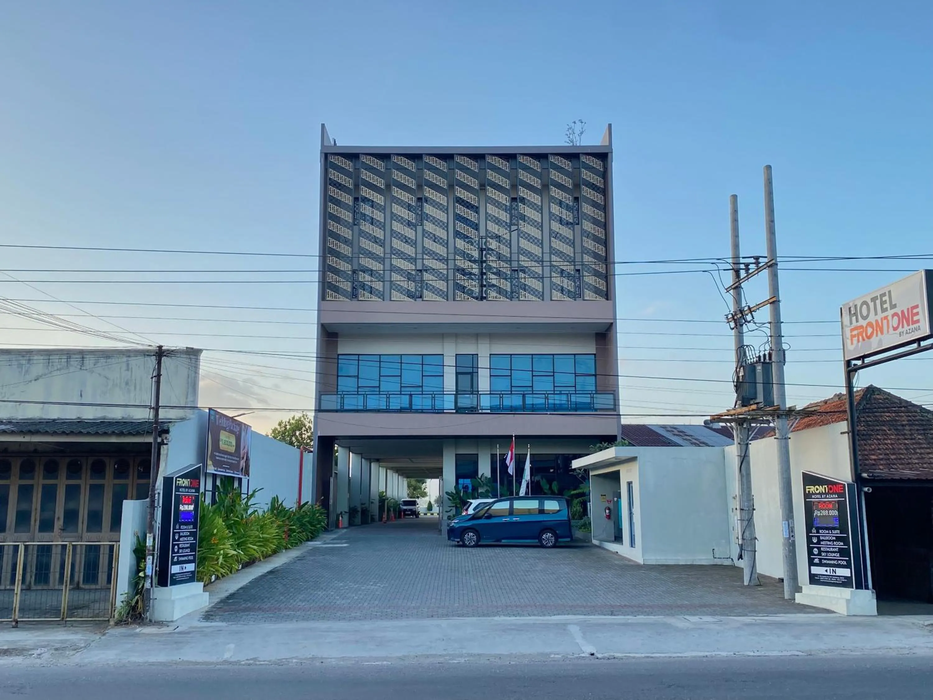 Property building in Front One Hotel Gombong