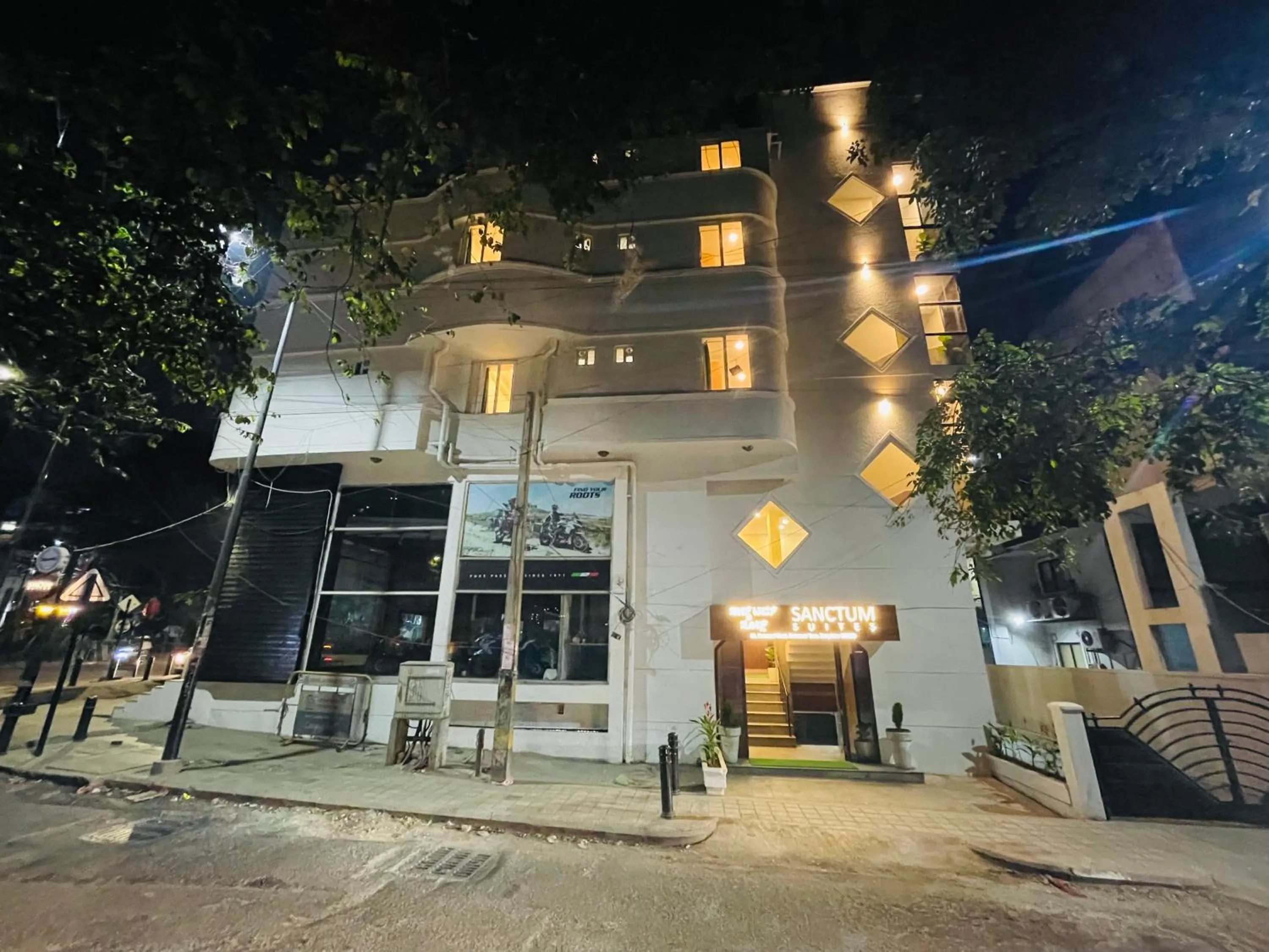 Property building in Sanctum Suites Richmond Road Bangalore