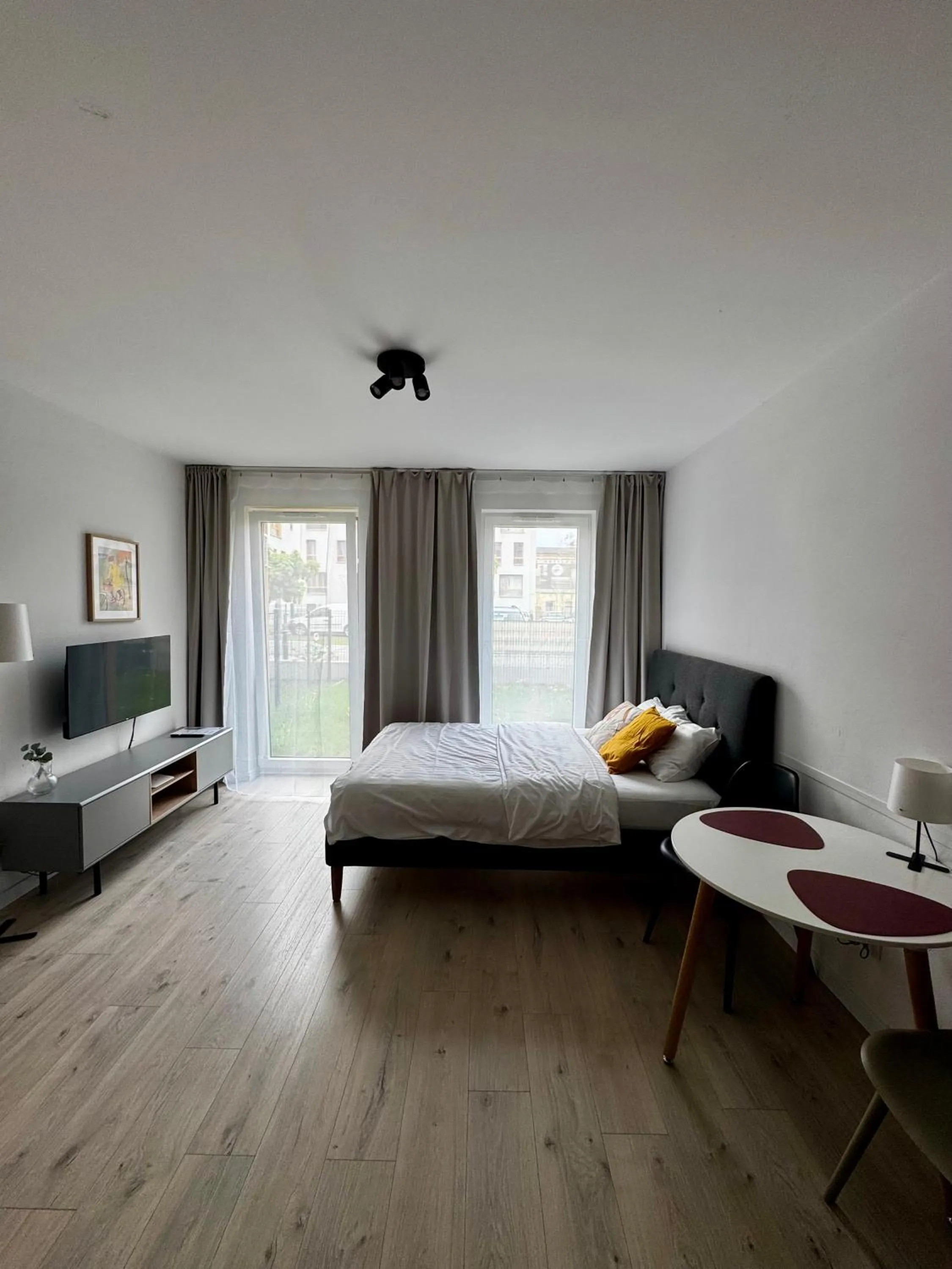 Bed in Platon Residence Apartments