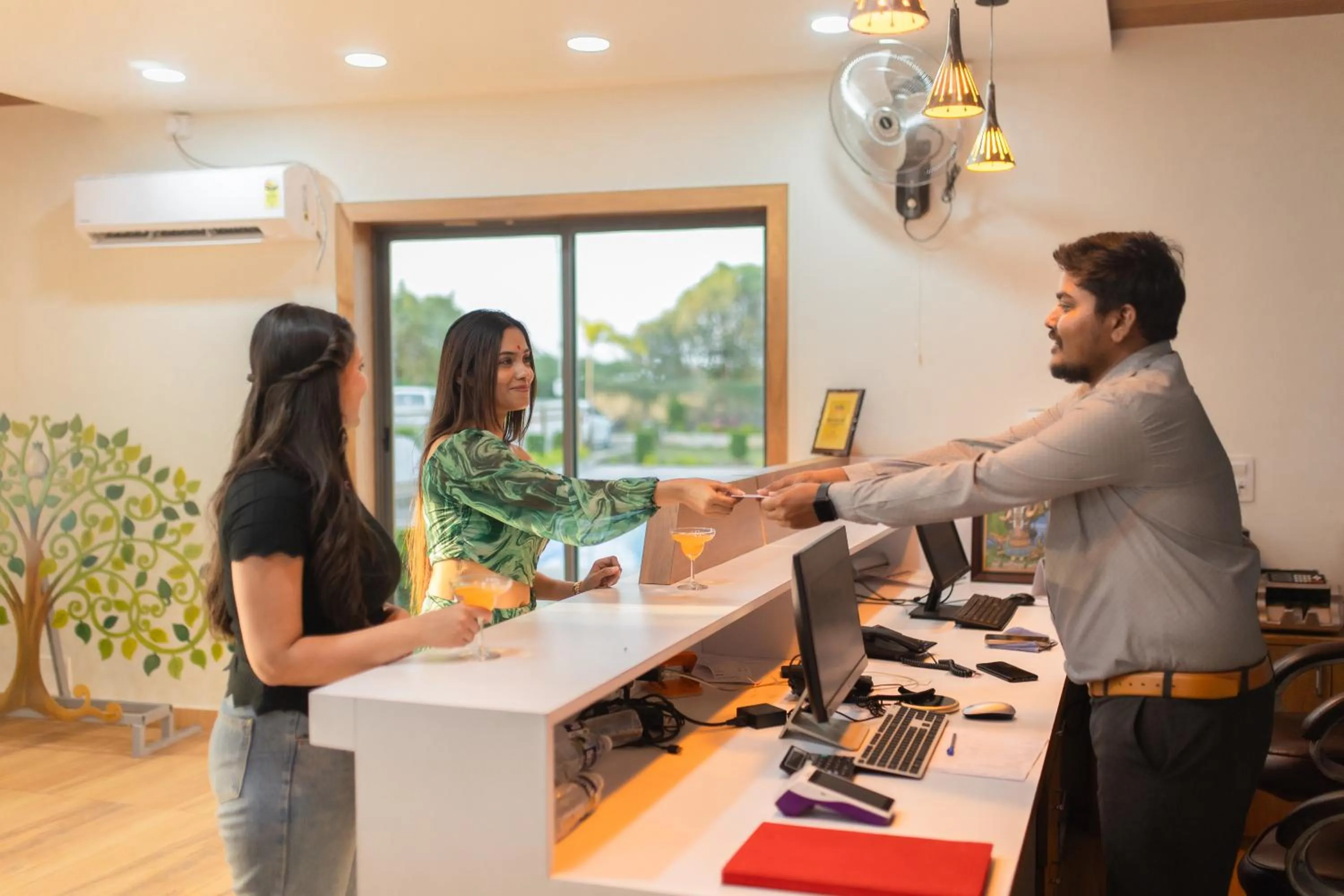 group of guests in Daksh Eden Greenz -A Luxury Resort in Sasan Gir