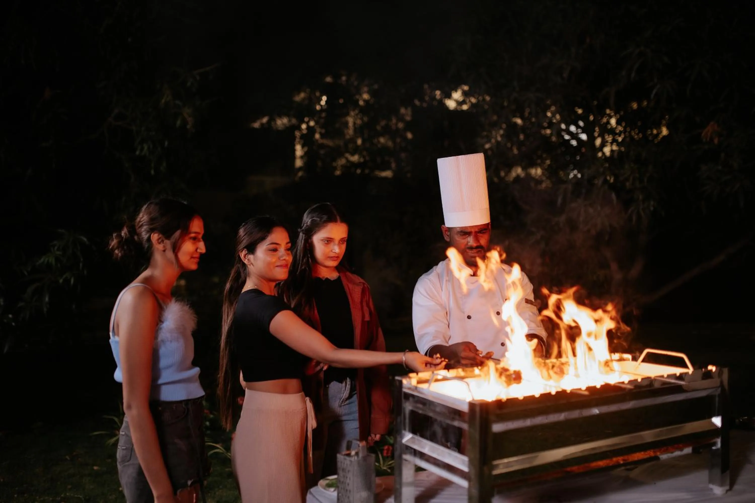 group of guests in Daksh Eden Greenz -A Luxury Resort in Sasan Gir